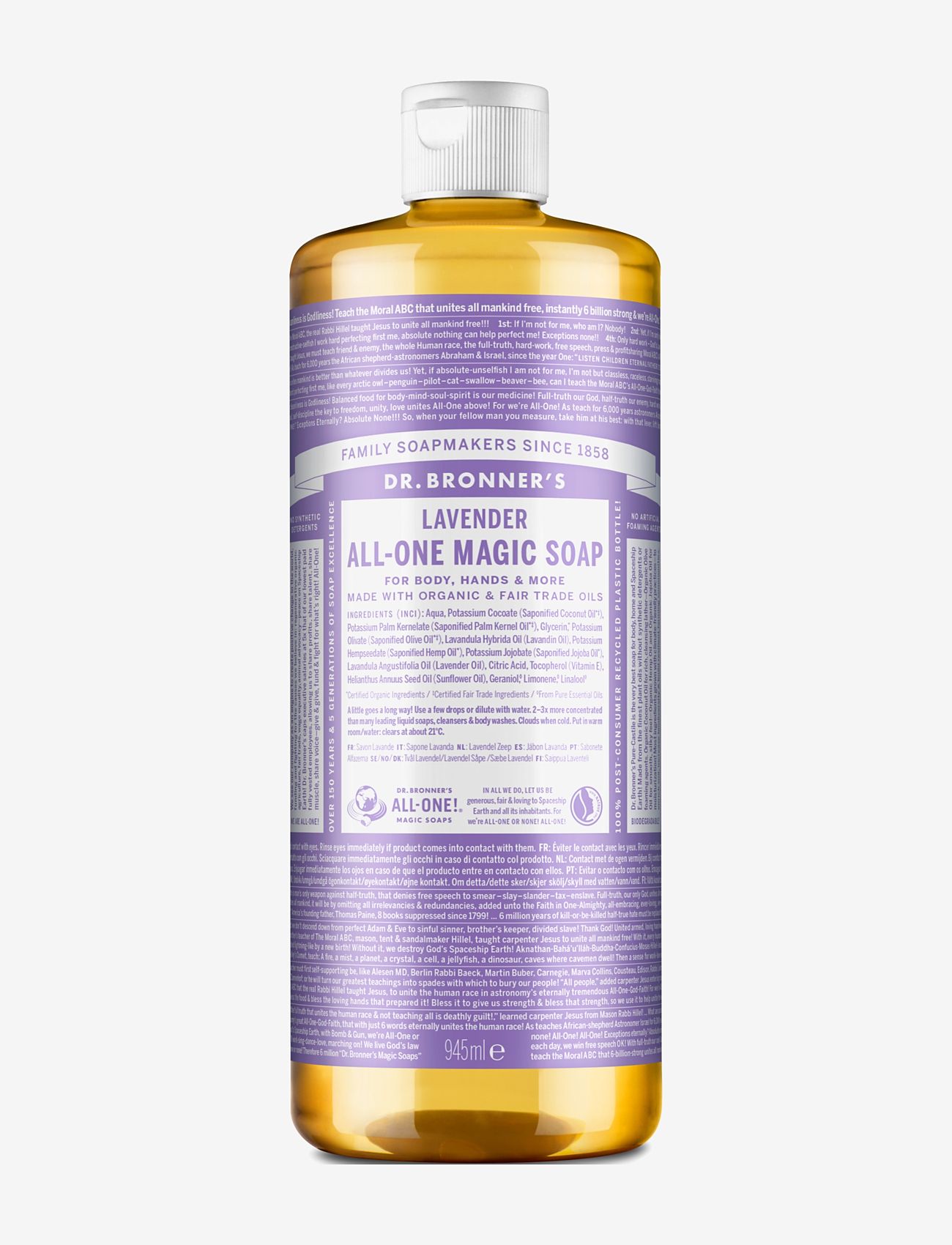 Dr. Bronner’s - Lavender - shower gel & bruseolier - clear - 1