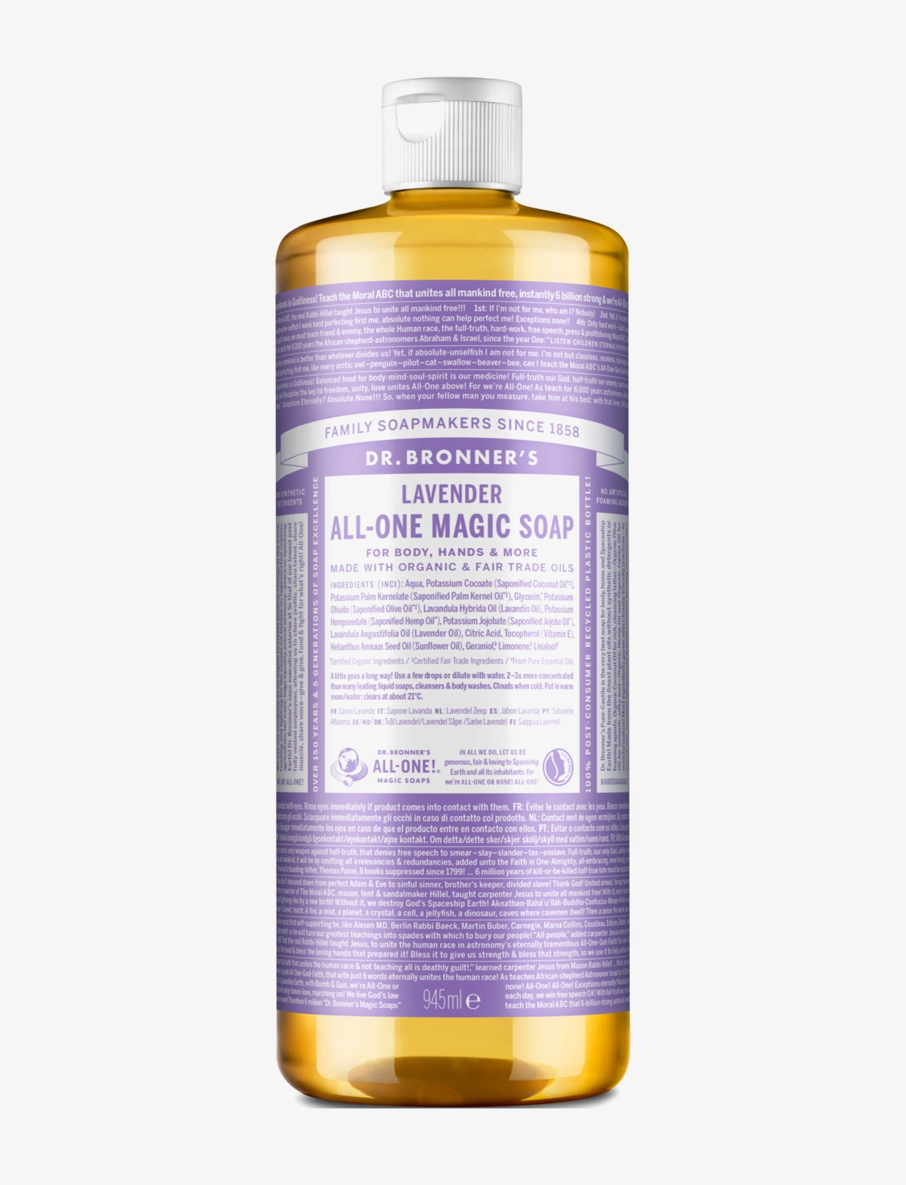 Dr. Bronner’s Lavender - Shower gel & Bruseolier - CLEAR / undefined