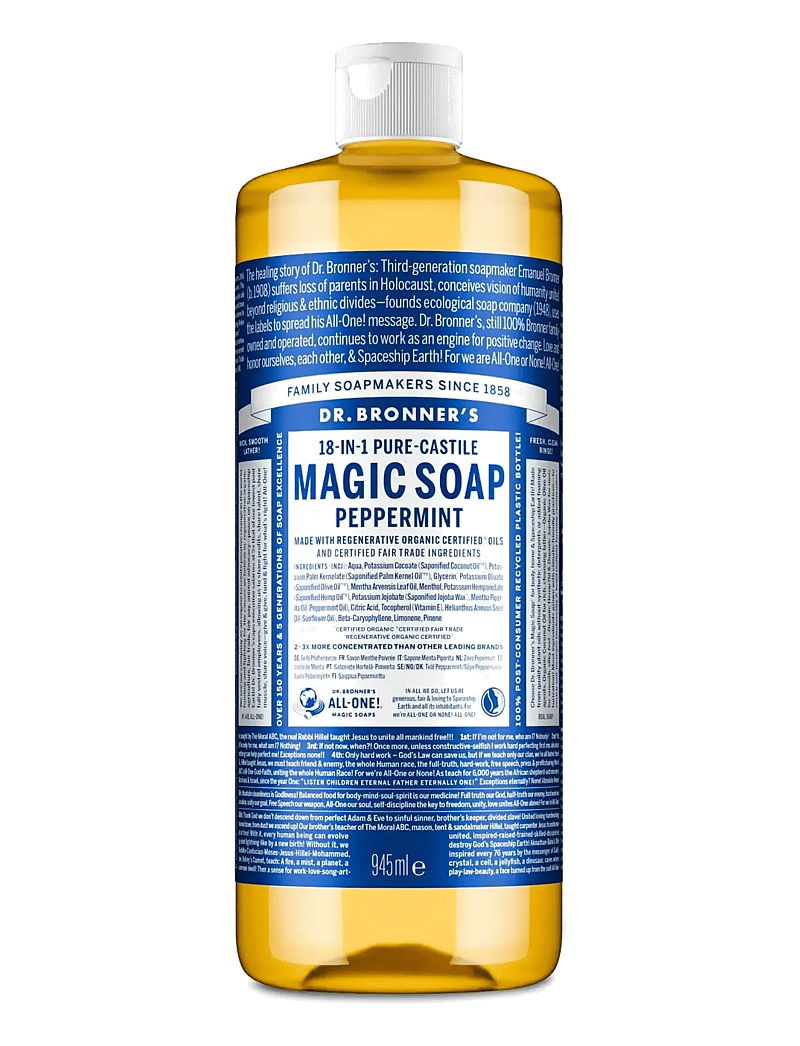 Dr. Bronner’s - Peppermint - dušigeelid ja õlid - clear - 0