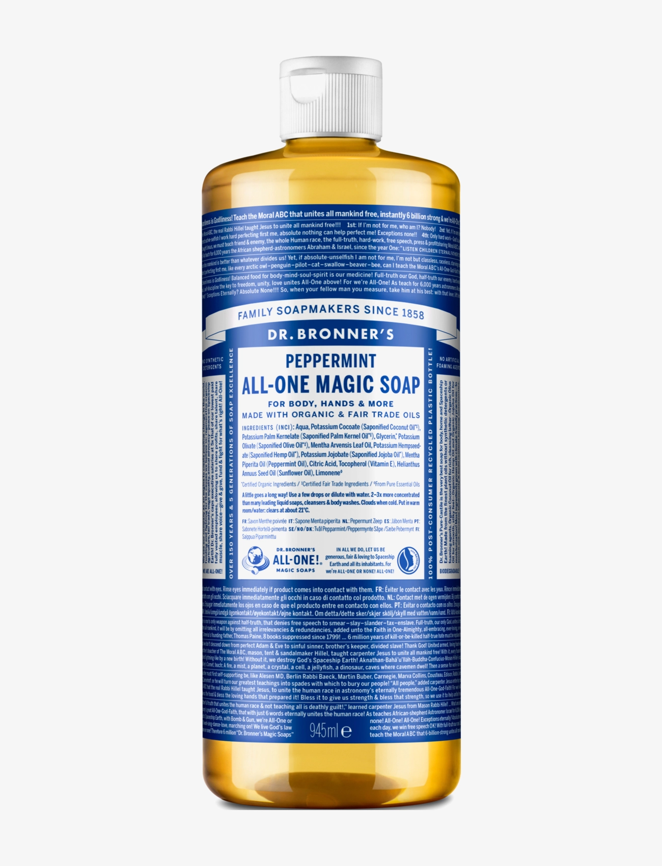Dr. Bronner’s Peppermint - Kropspleje - CLEAR / undefined