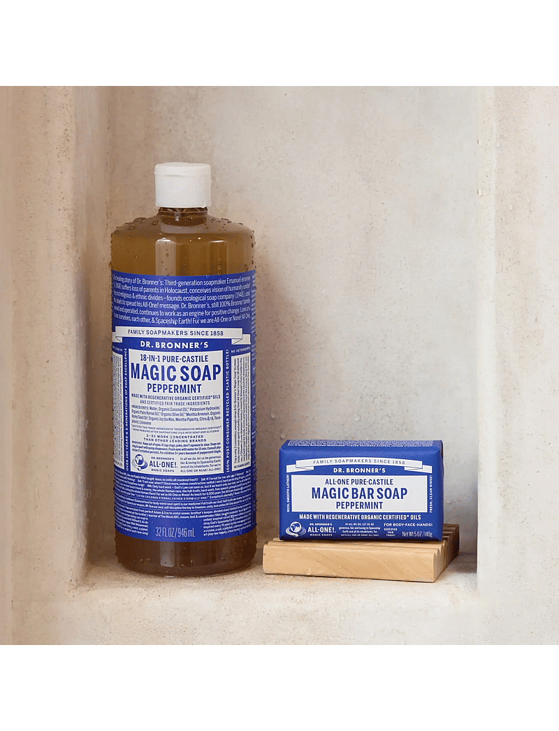 Dr. Bronner’s - Peppermint - dušigeelid ja õlid - clear - 1