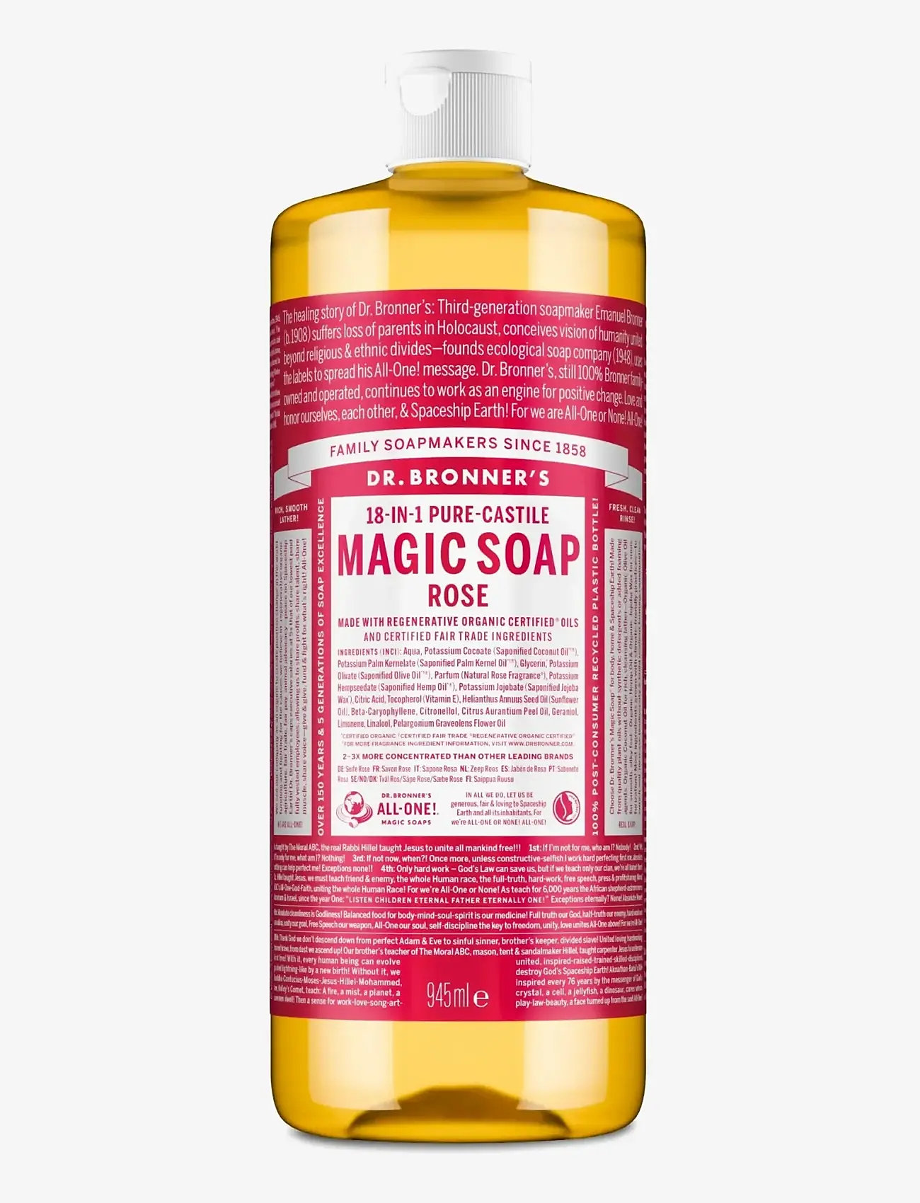 Dr. Bronner’s - Rose - dušas želejas un eļļas - clear - 0