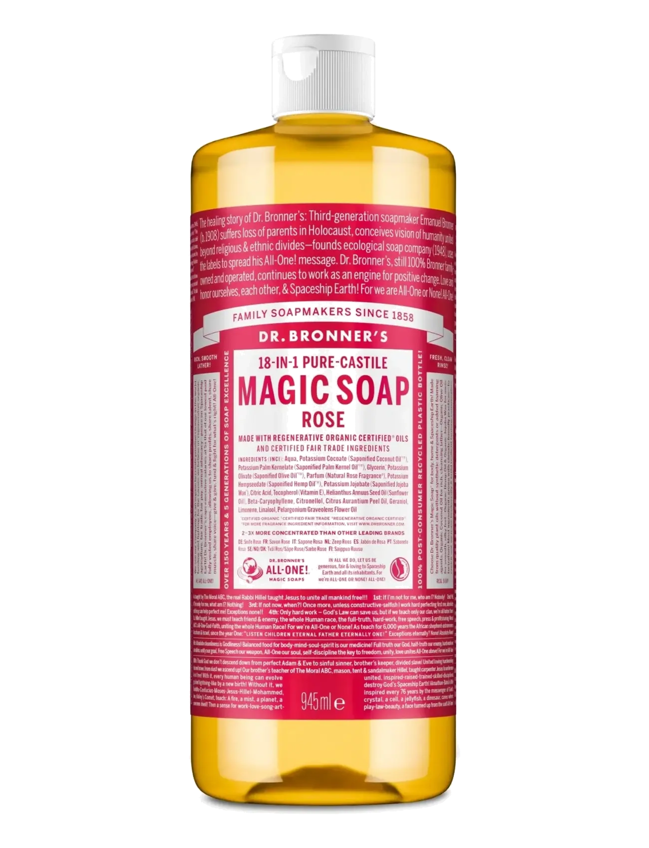 Dr. Bronner’s Rose - Beauty - Herre - CLEAR / undefined