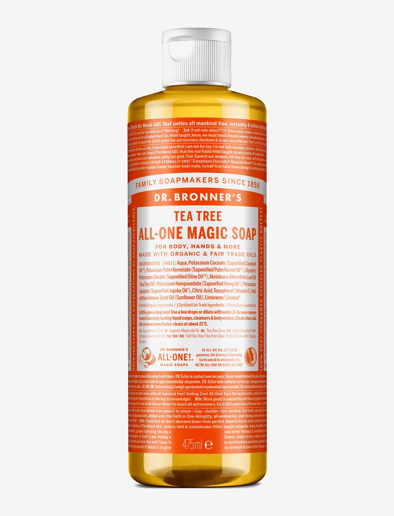 Dr. Bronner’s - Tea Tree - flydende sæber - no colour - 0