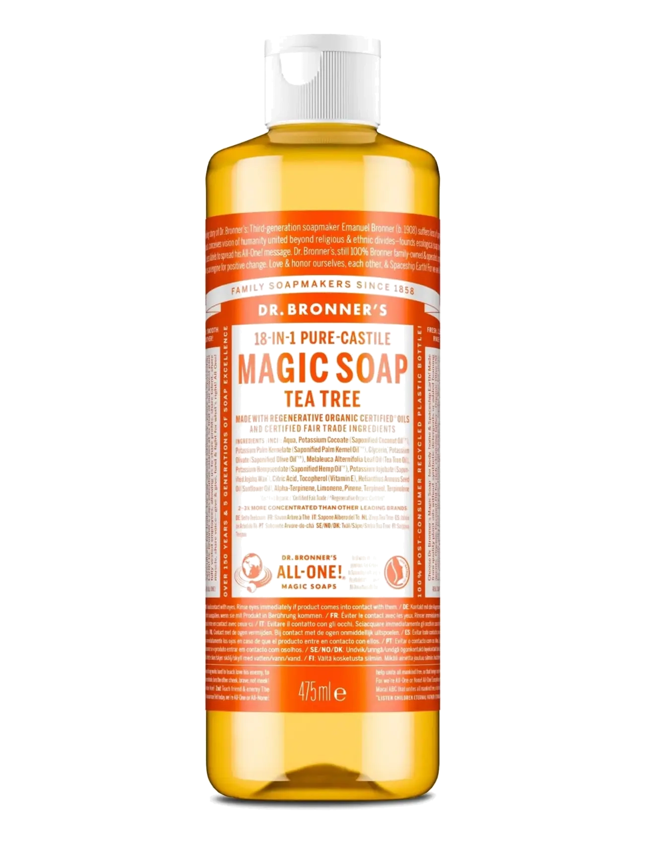 Dr. Bronner’s Tea Tree - Beauty - Herre - NO COLOUR / undefined