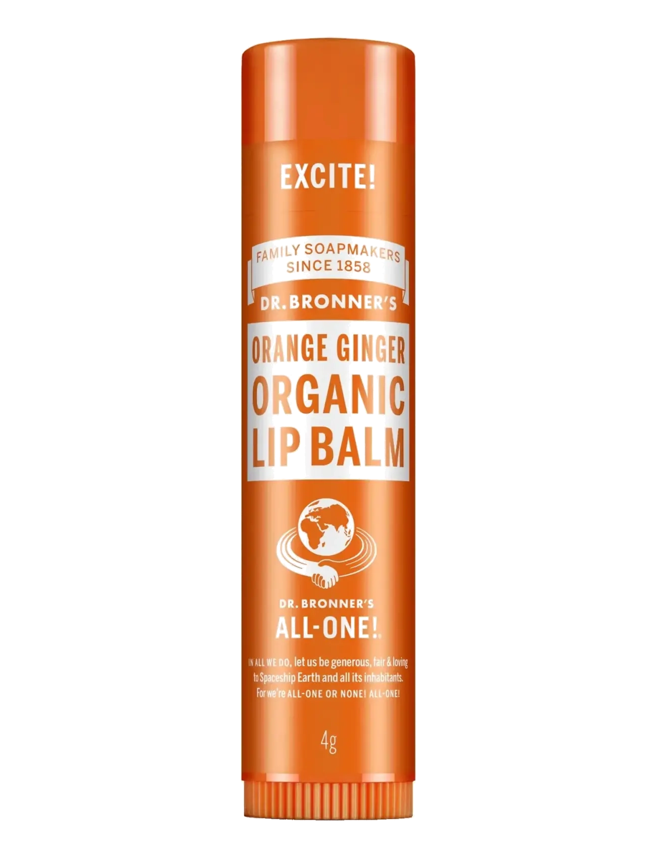 Dr. Bronner’s Orange-Ginger Organic Lip Balm Hang Pack - Beauty - Herre - NO COLOUR / undefined