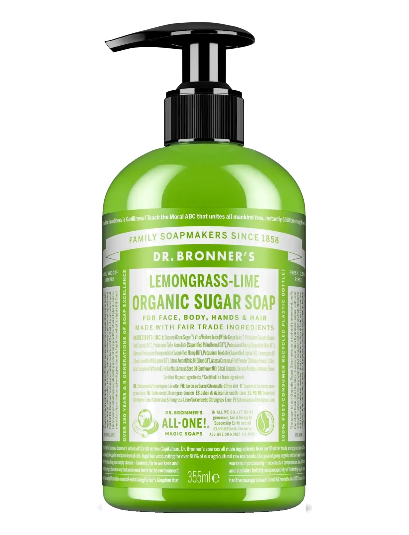 Dr. Bronner’s Lemongrass-Lime - Beauty - Herre - NO COLOUR / undefined