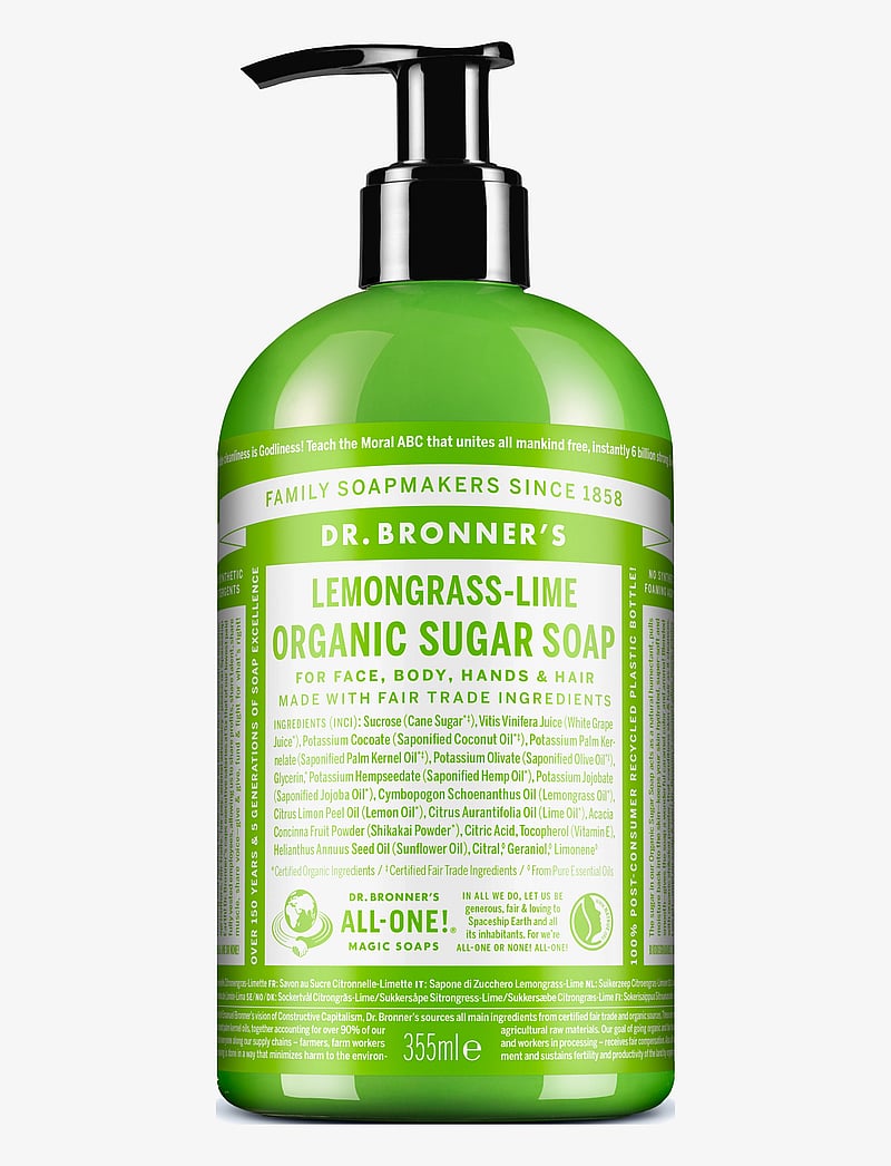 Dr. Bronner’s - Lemongrass-Lime - vedelseebid - no colour - 0