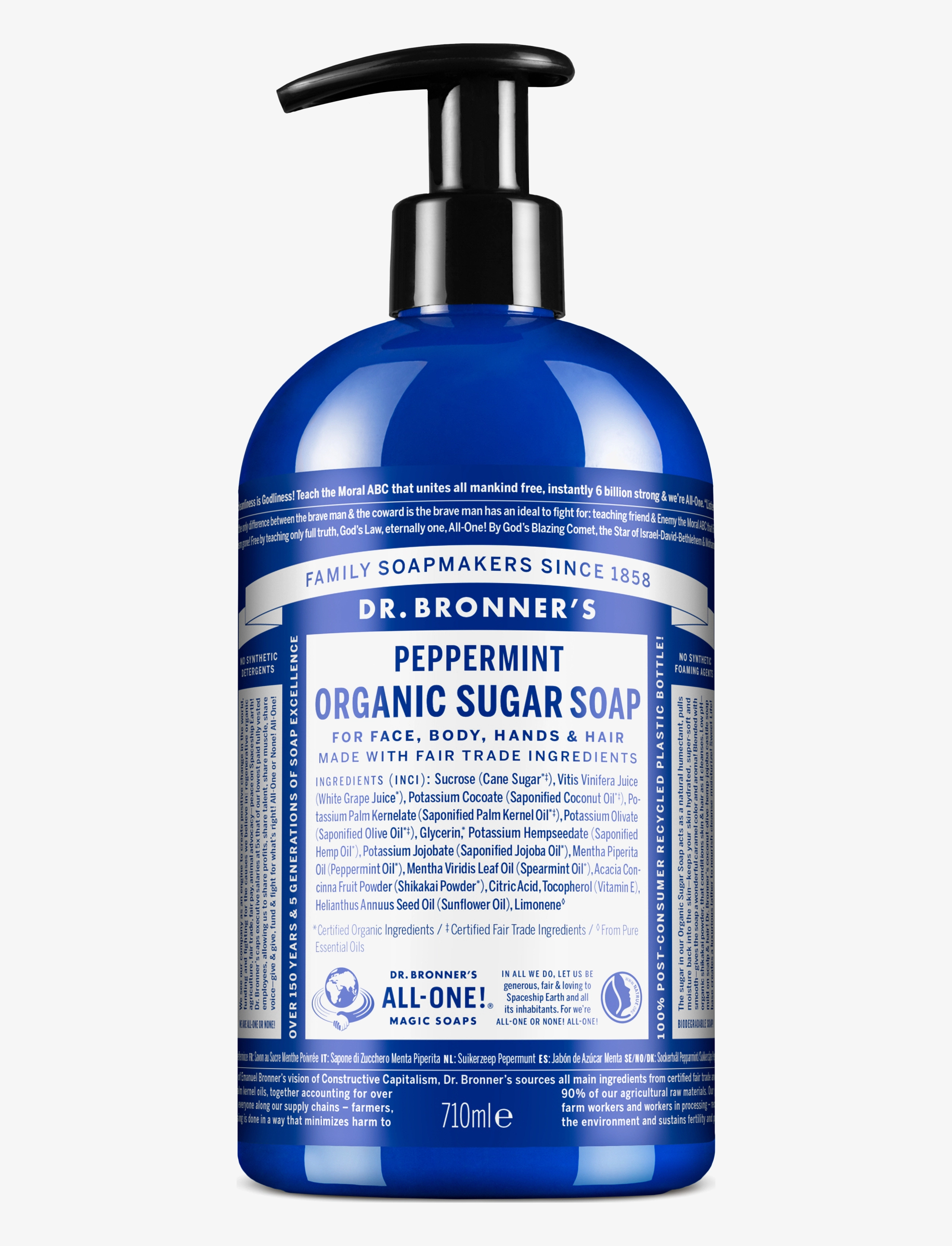Dr. Bronner’s Peppermint - Handvård - NO COLOUR / undefined