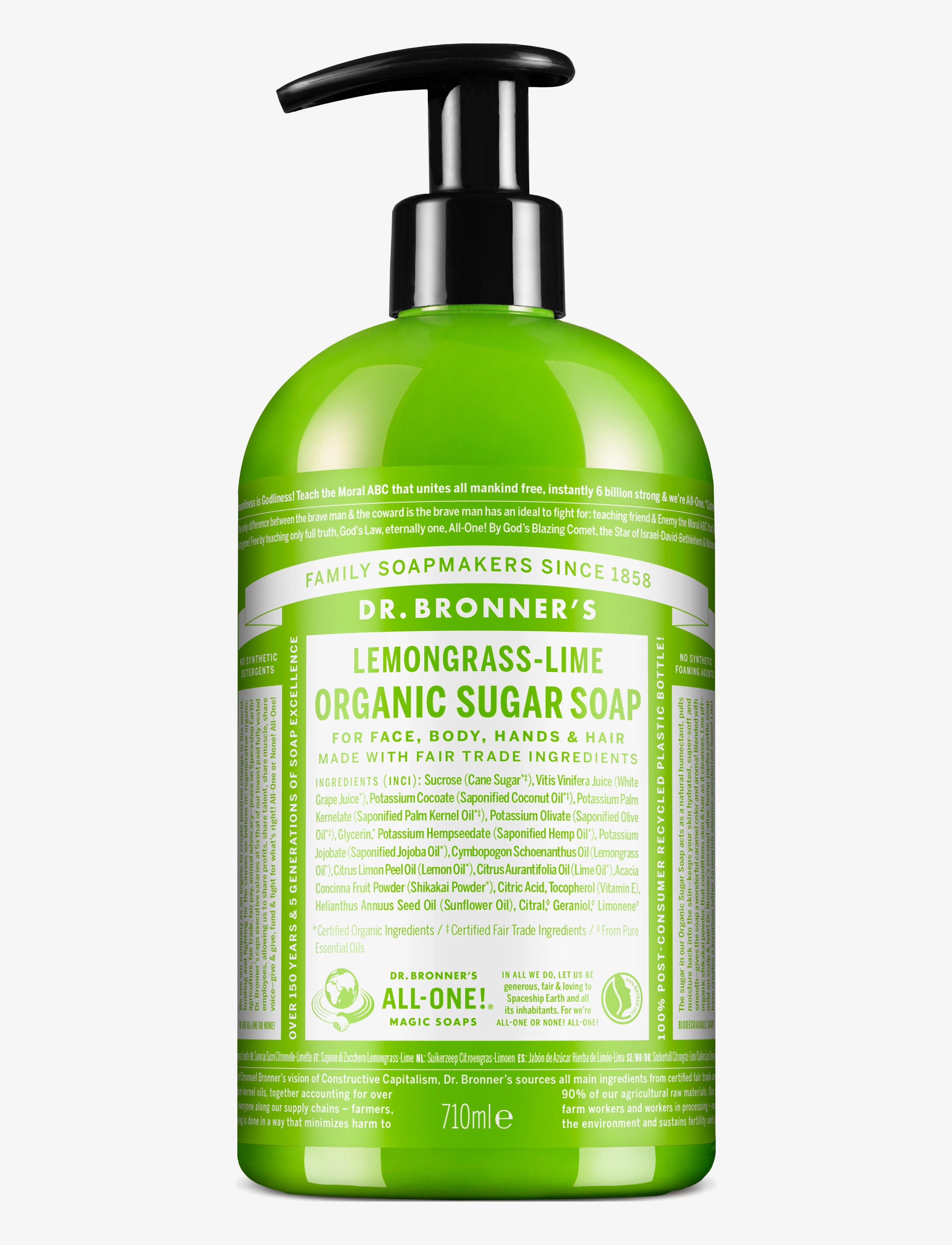 Dr. Bronner’s Lemongrass-Lime - Beauty - Miehet - NO COLOUR / undefined