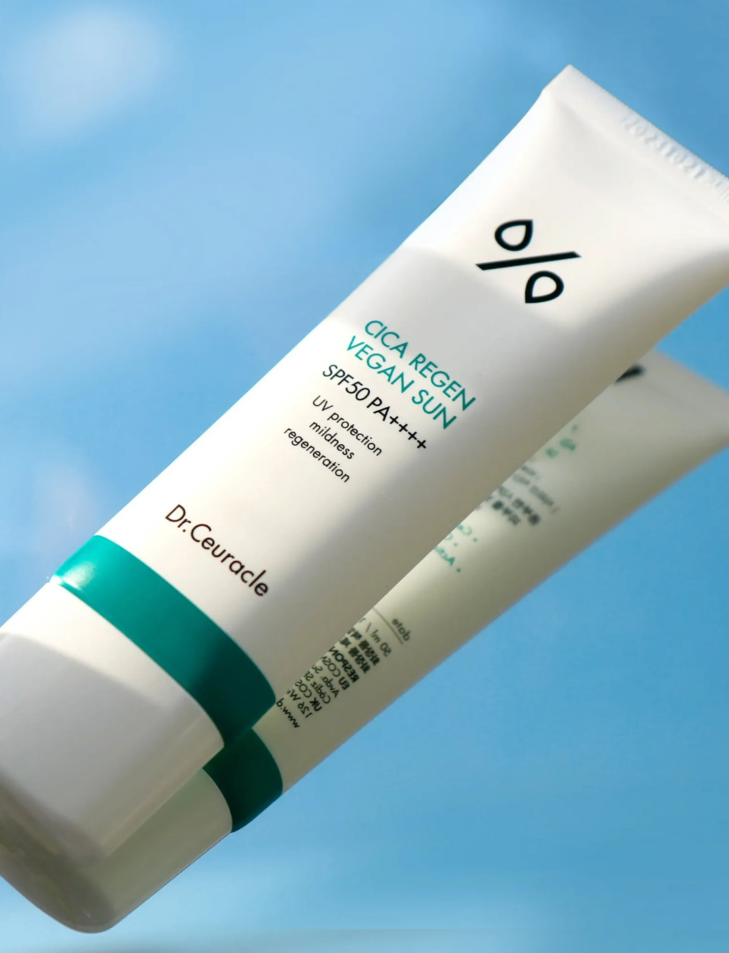 Dr. Ceuracle - Dr.Ceuracle Cica Regen Vegan Sun - för ansiktet - no color - 2