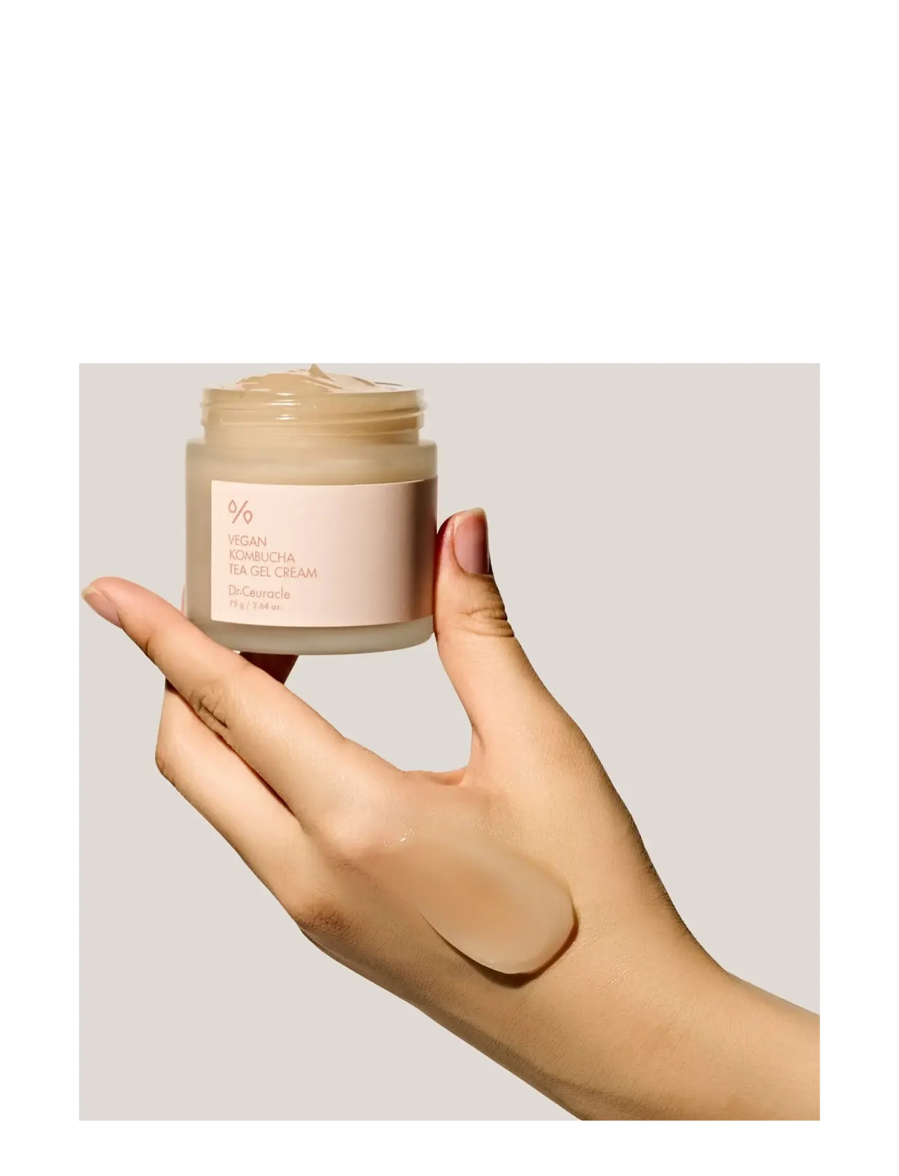 Dr Ceuracle Dr.ceuracle Vegan Kombucha Tea Gel Cream 75G dagkräm dam – bild 3