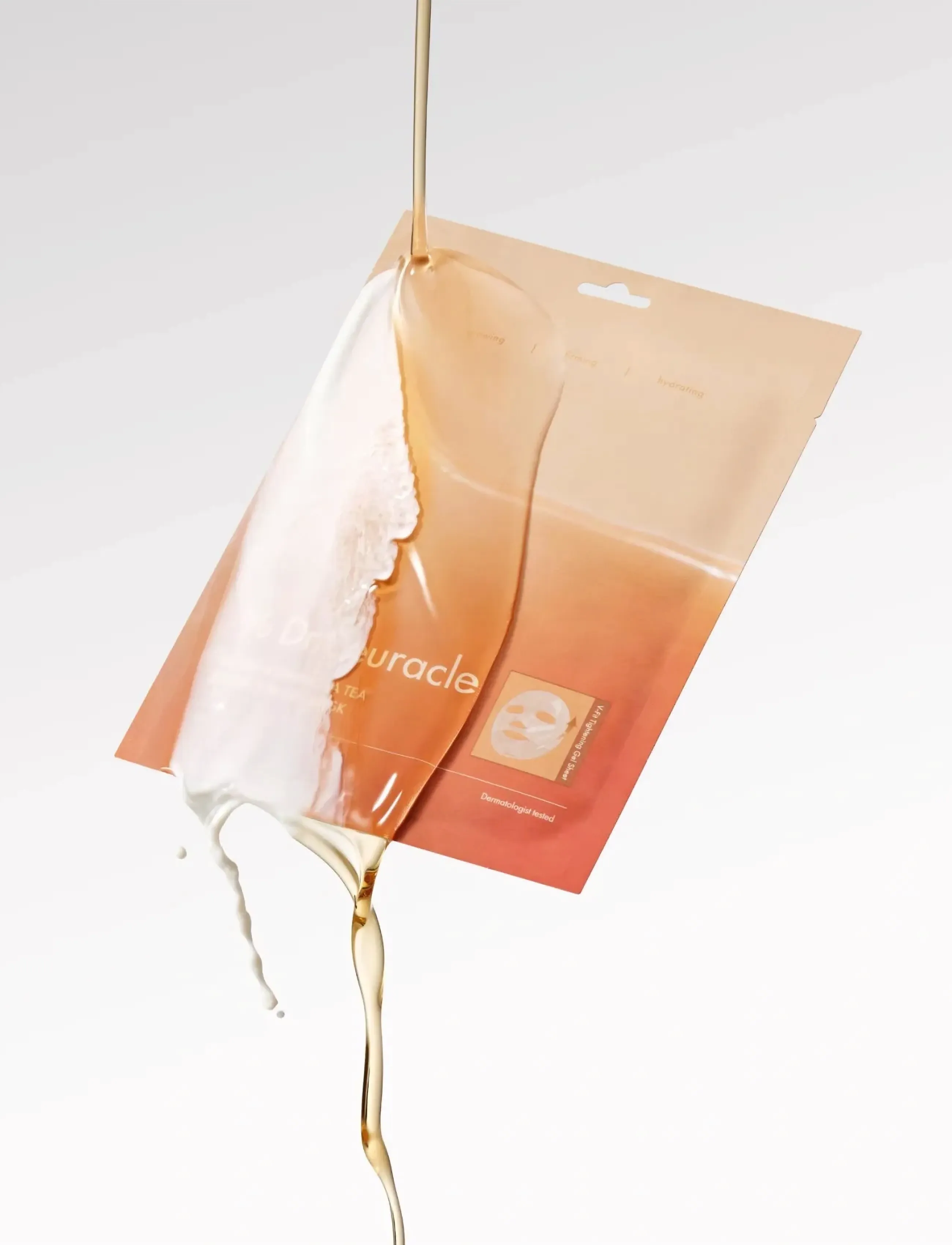 Dr. Ceuracle - Dr.Ceuracle Vegan Kombucha Tea Essence In Gel Mask - sheet masks - clear - 2