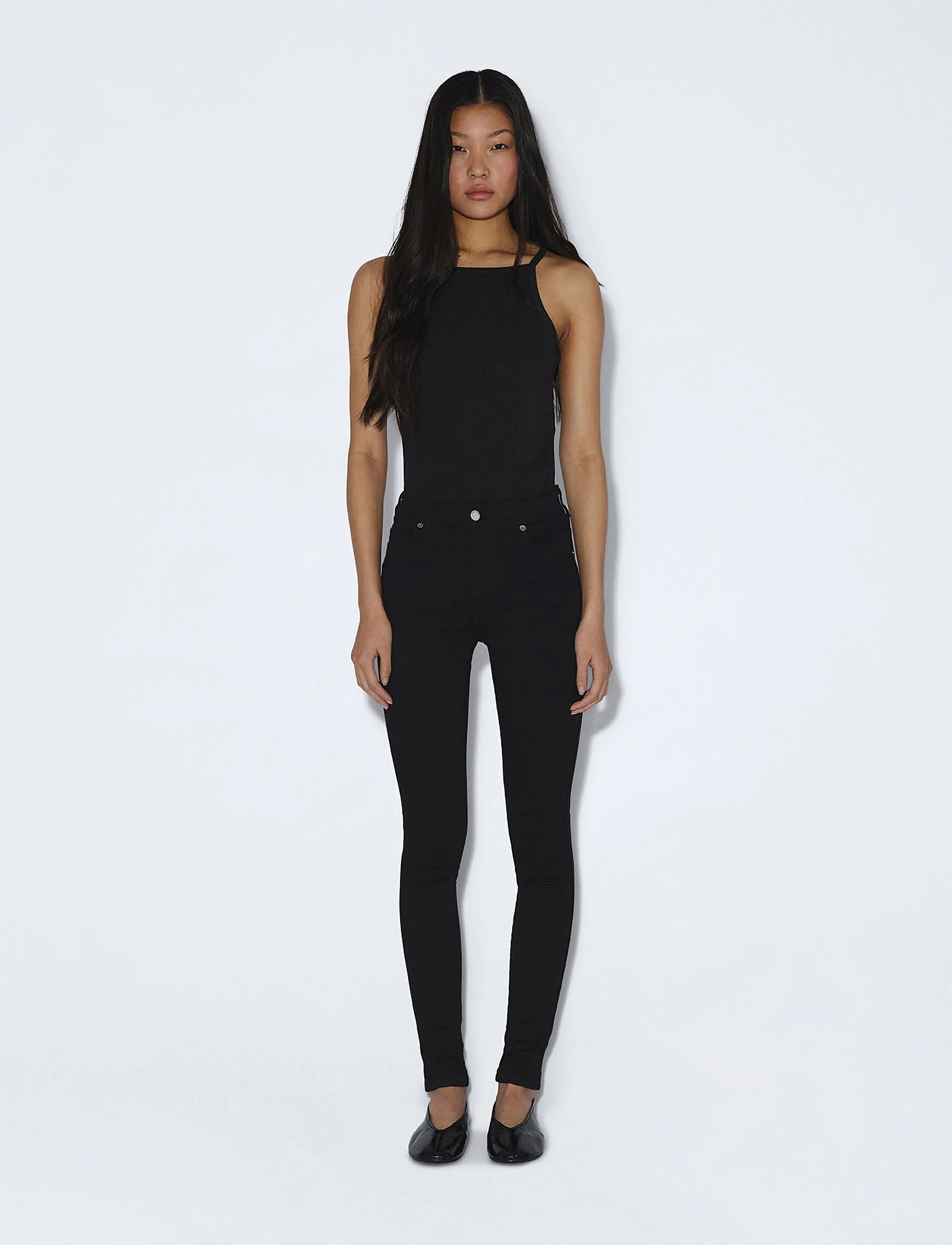 Dr Denim Lexy Mid Skinny, XL, Black, Jeans > Skinny, Dame