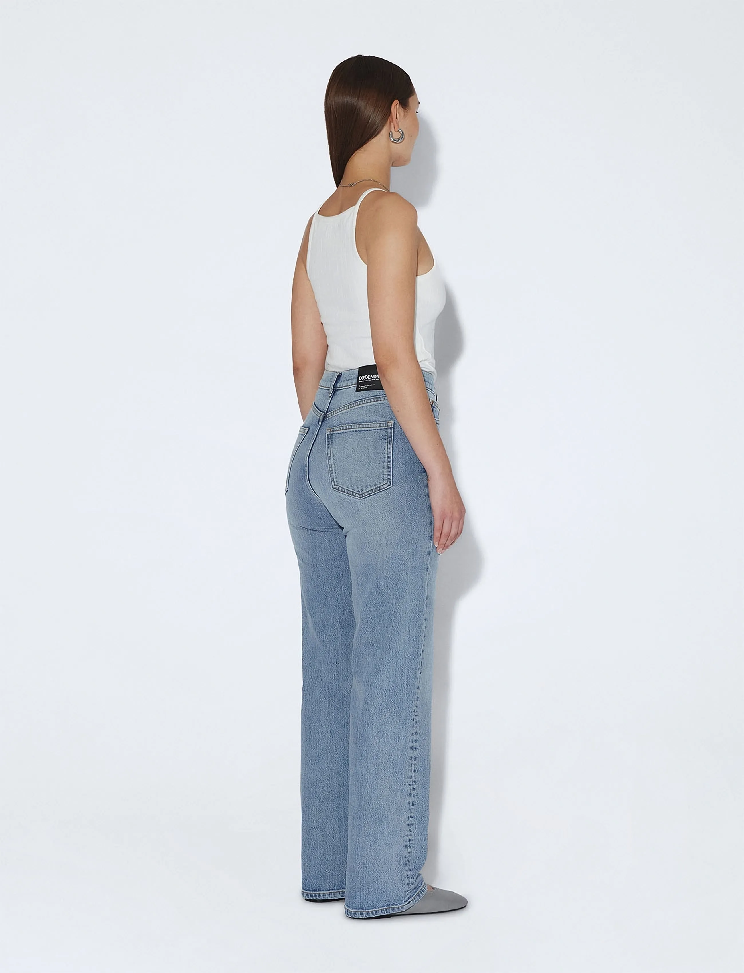 Dr Denim - Echo High Straight - beinar gallabuxur - bay blue jay - 3
