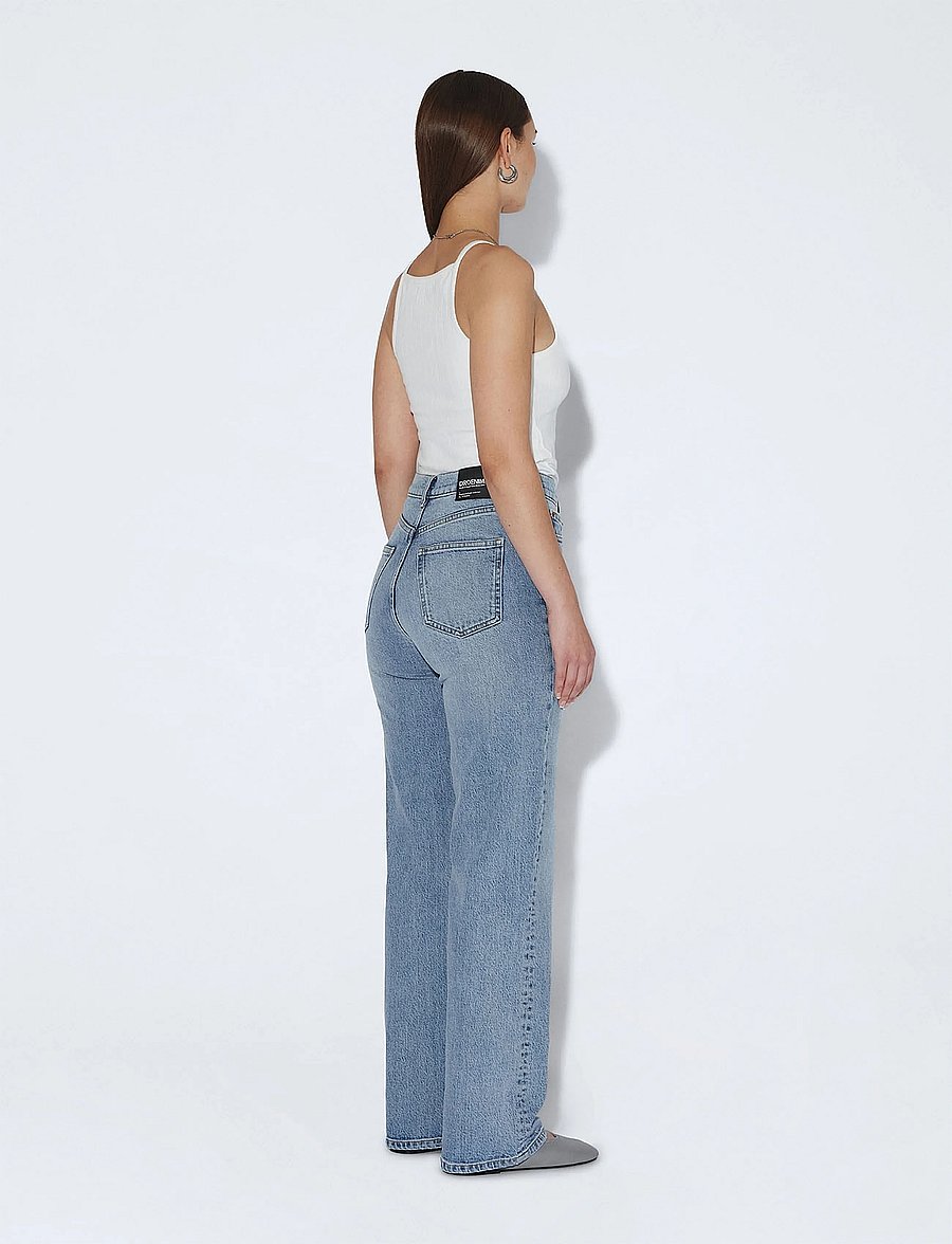 Dr Denim - Echo High Straight - beinar gallabuxur - bay blue jay - 3