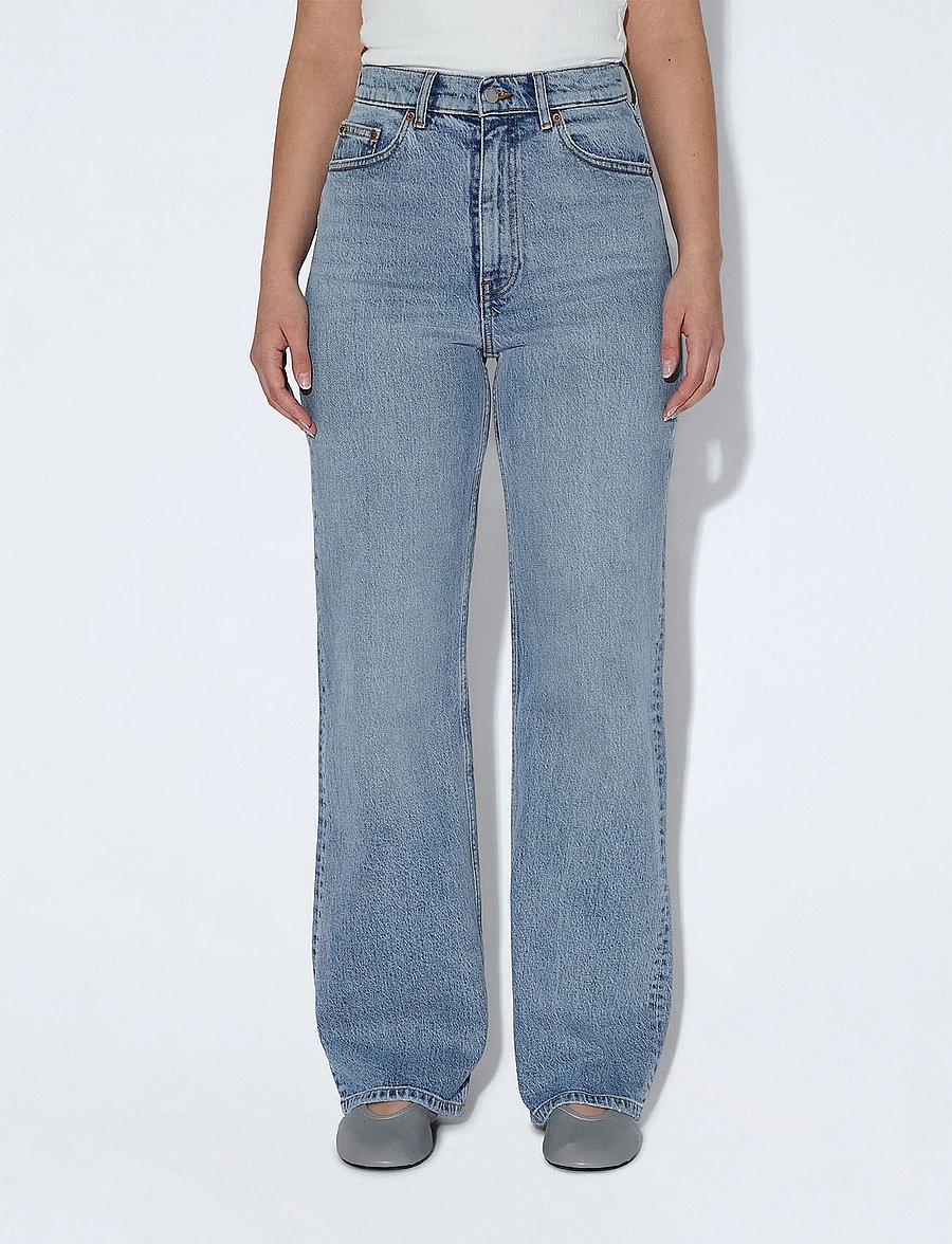 Dr Denim - Echo High Straight - beinar gallabuxur - bay blue jay - 4