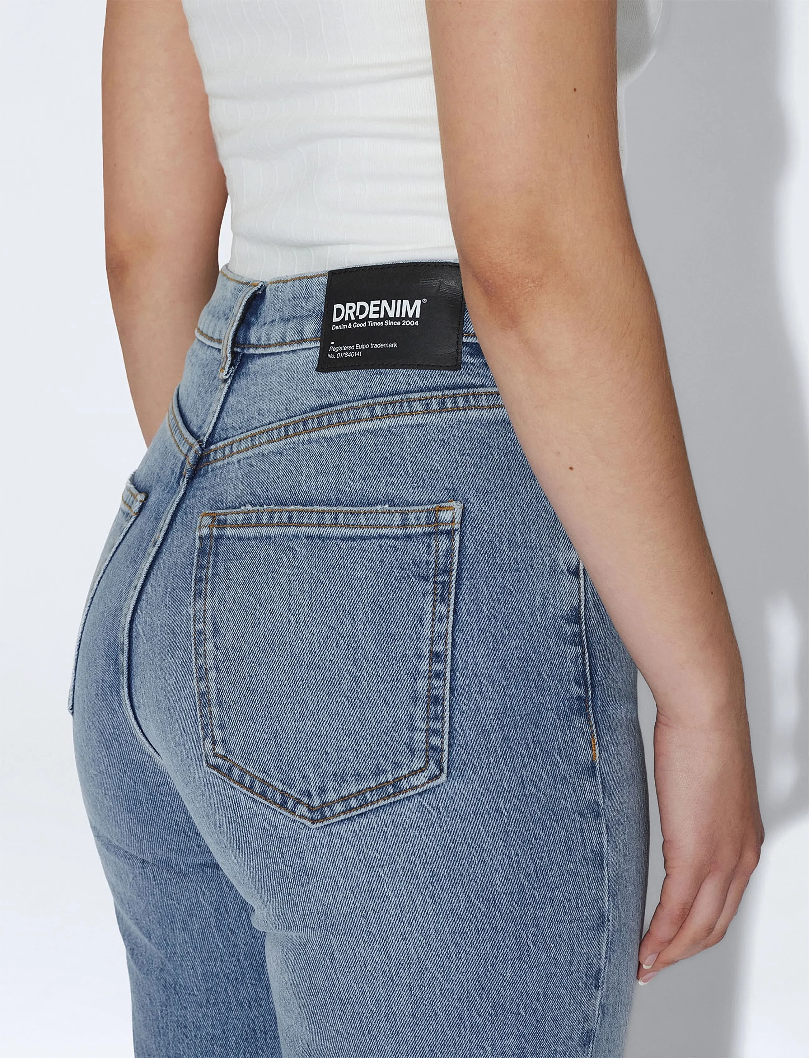 Dr. Denim Echo High Straight raka jeans dam – bild 5