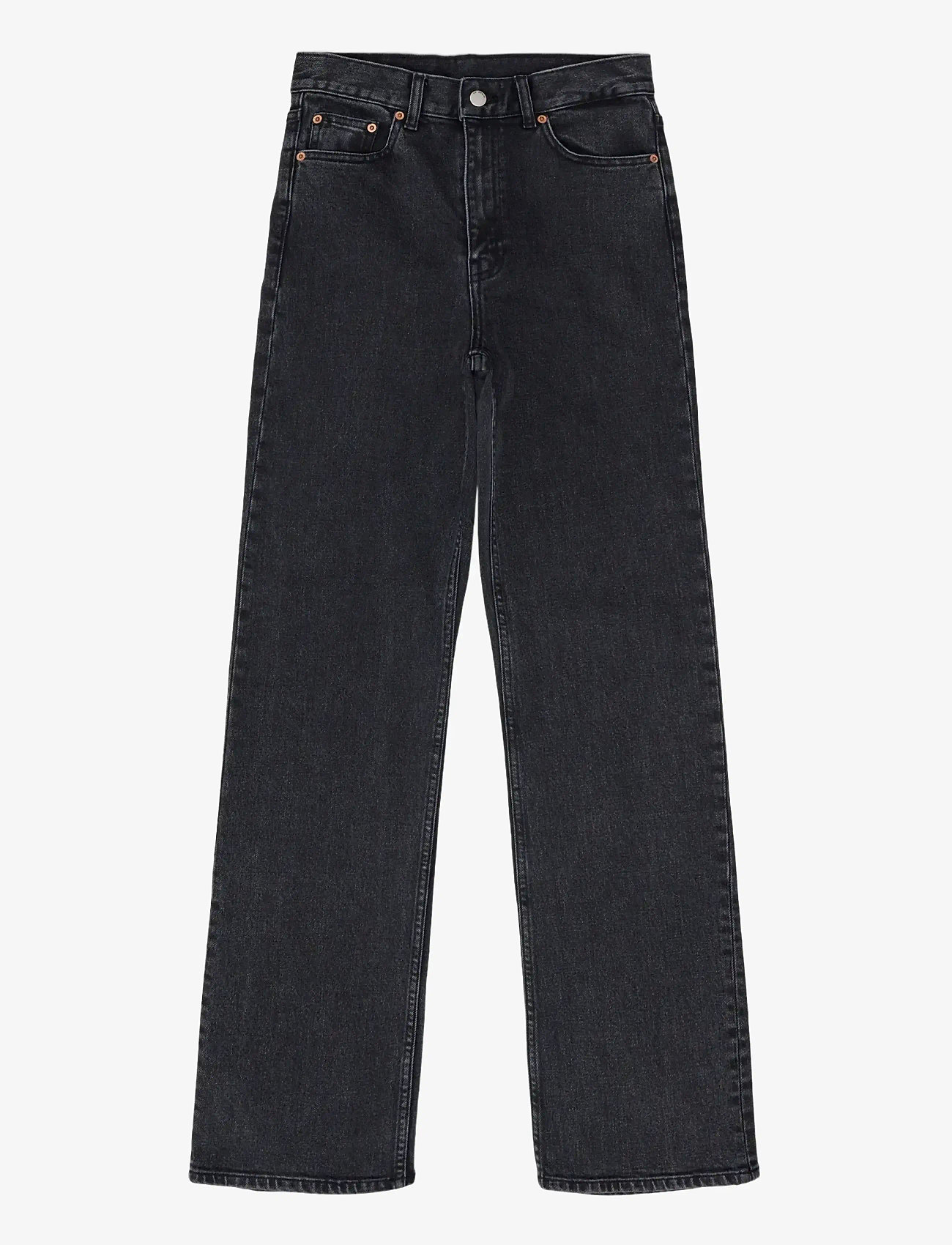 Dr Denim - Echo High Straight - straight jeans - tar retro black - 1