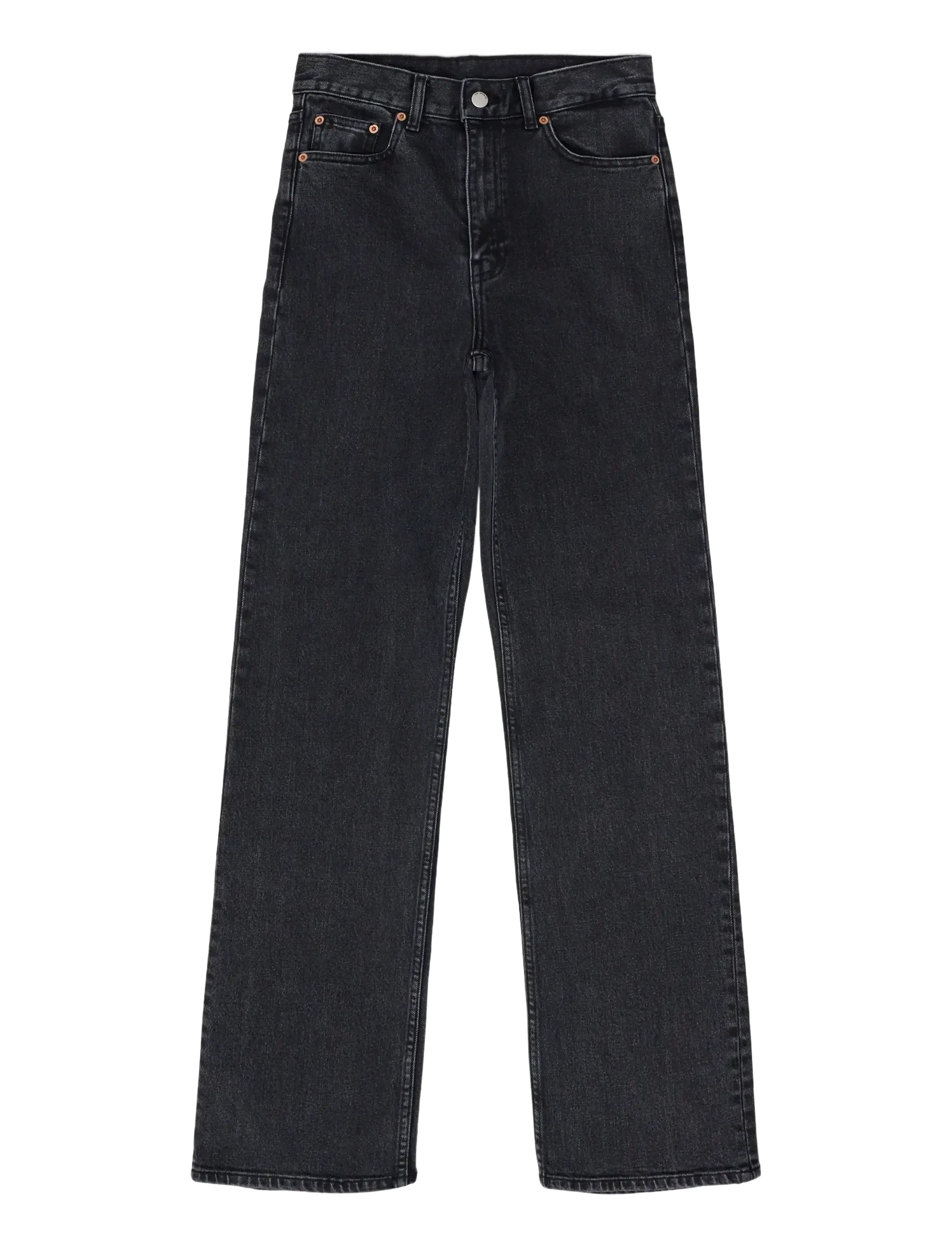 Dr Denim Echo High Straight - Everyday Style - TAR RETRO BLACK / black