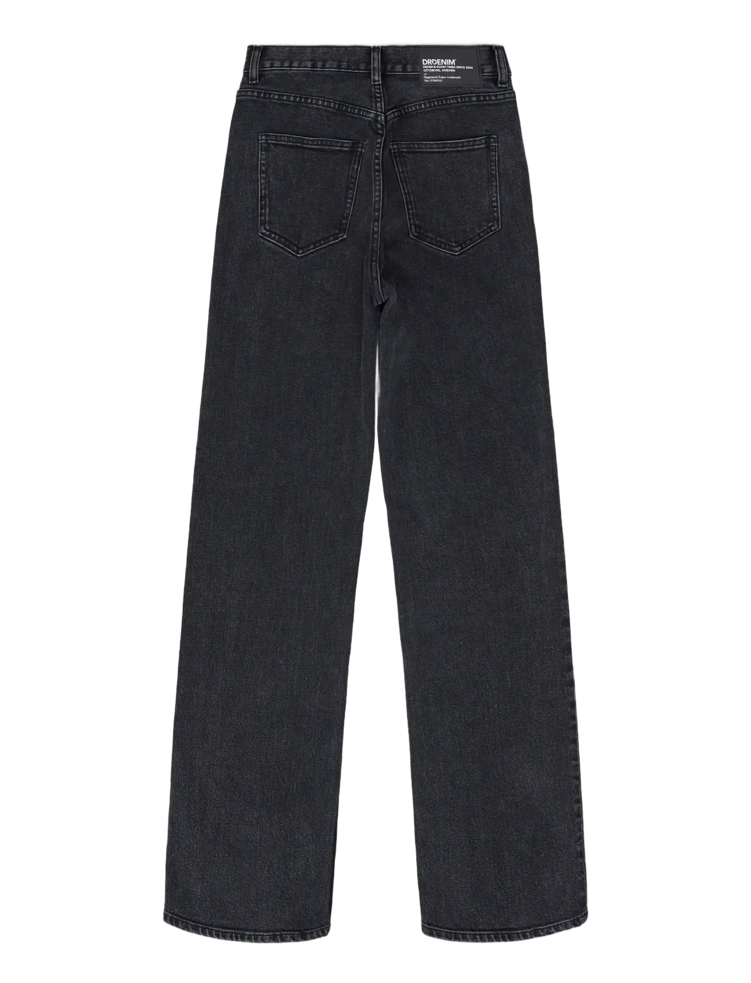 Dr Denim - Echo High Straight - gerade jeans - tar retro black - 2