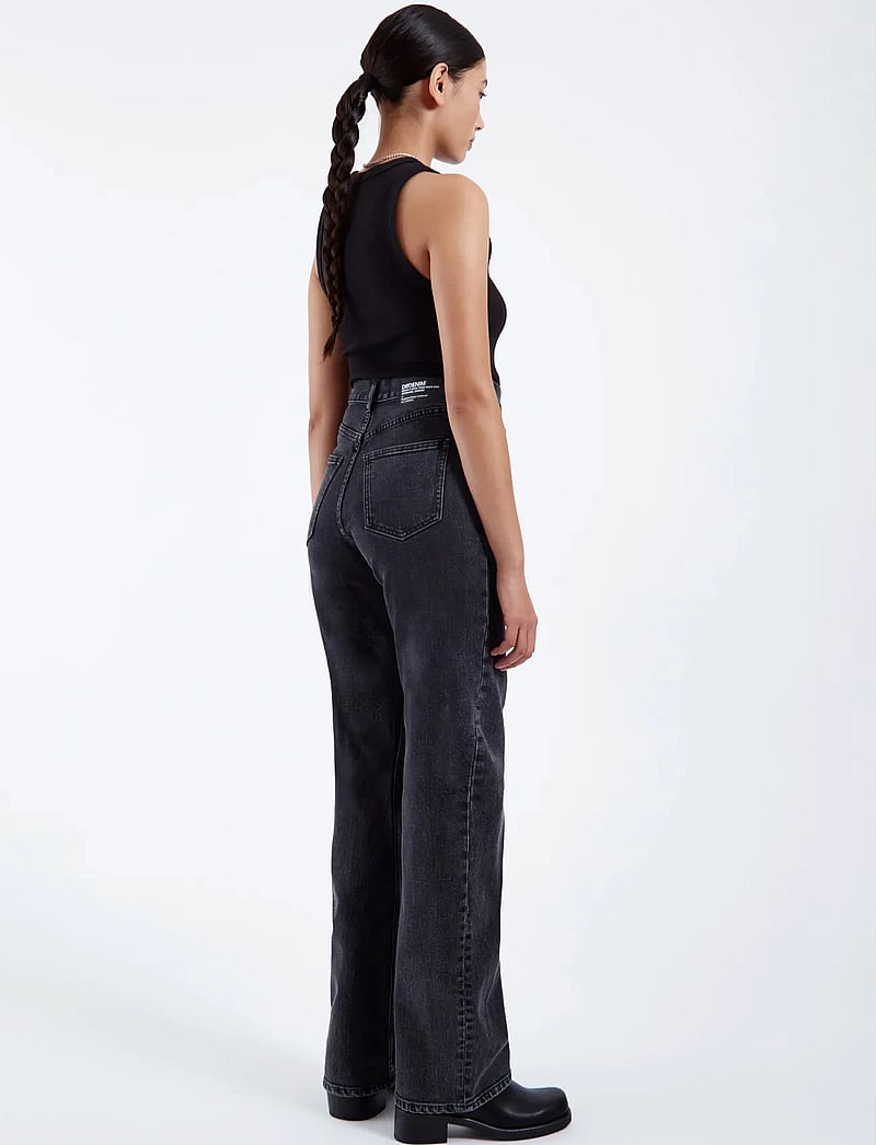 Dr Denim - Echo High Straight - raka jeans - tar retro black - 3