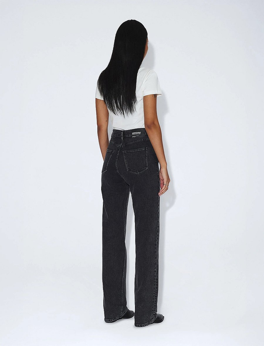 Dr Denim - Echo High Straight - gerade jeans - tar retro black - 3