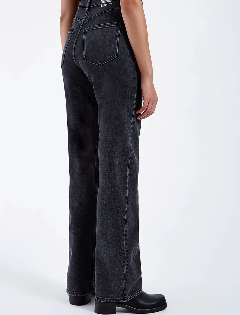 Dr Denim - Echo High Straight - raka jeans - tar retro black - 5