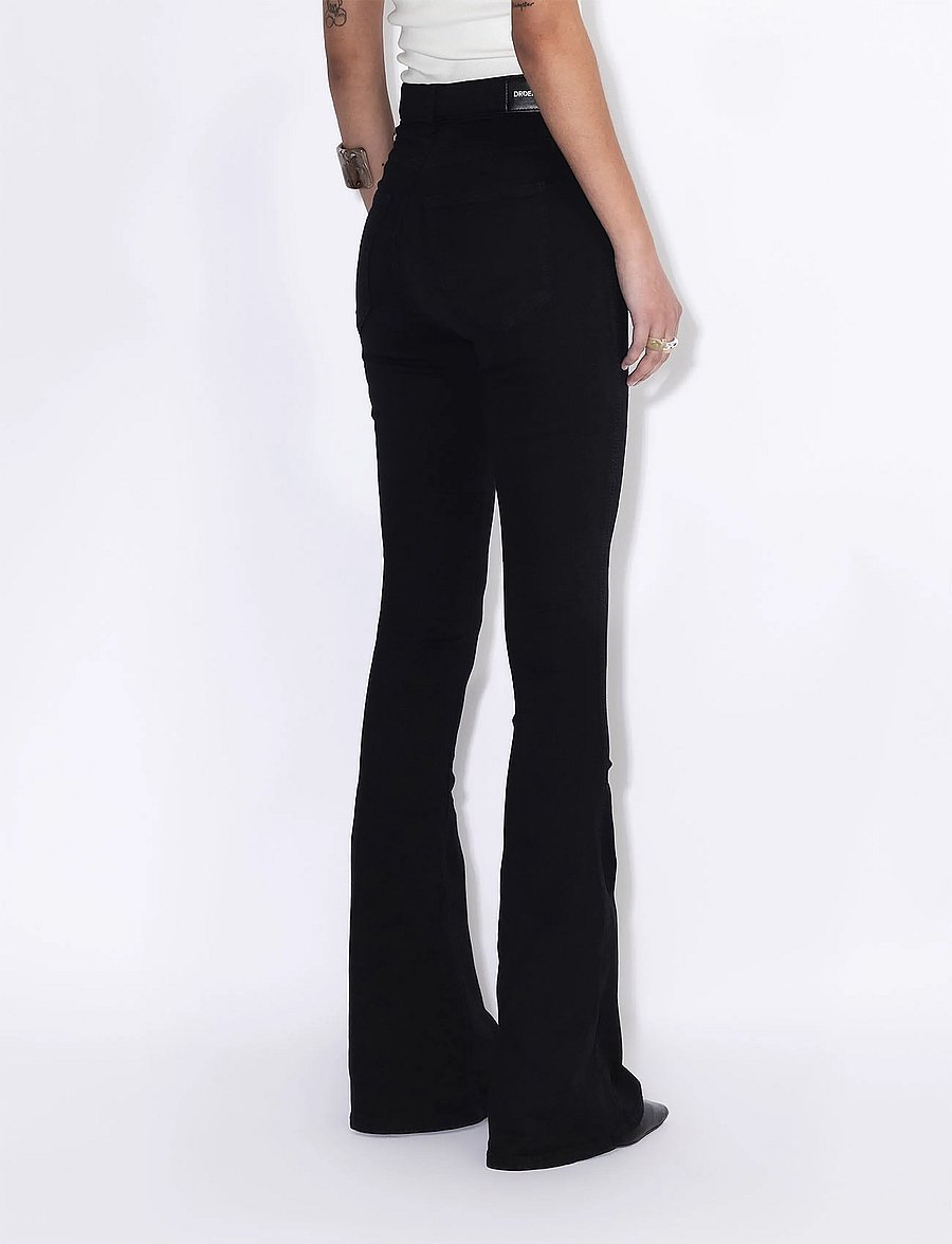 Dr Denim - Moxy High Flare - black - 5