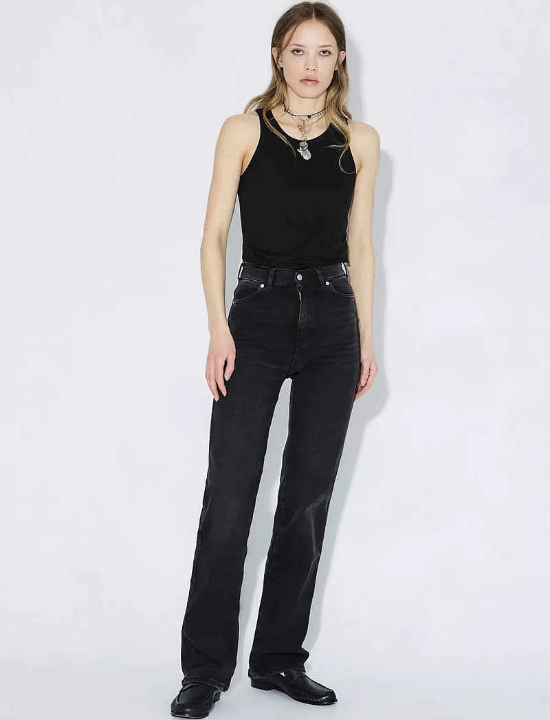 Dr Denim - Moxy High Straight - straight jeans - black mist - 0