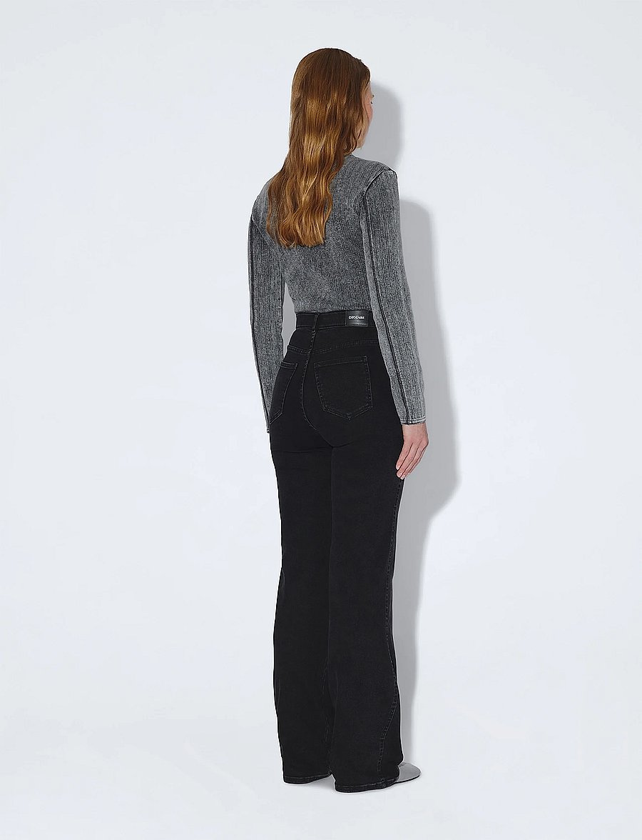 Dr Denim - Moxy High Straight - gerade jeans - black mist - 3