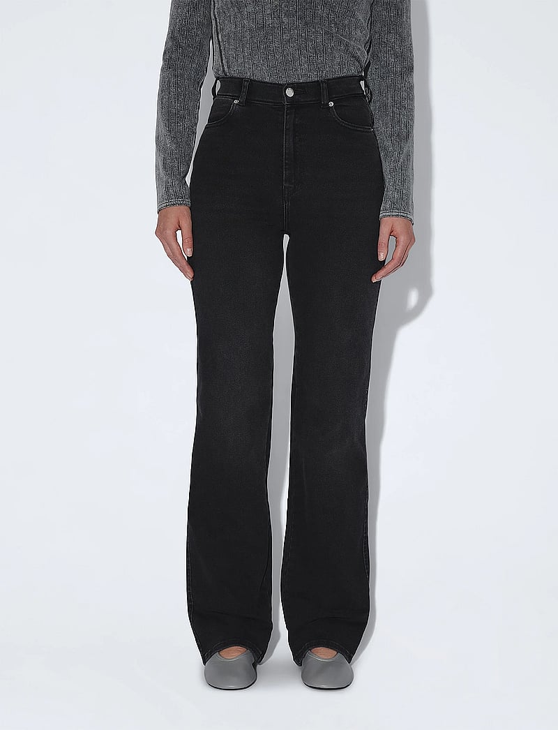 Dr Denim - Moxy High Straight - straight jeans - black mist - 4