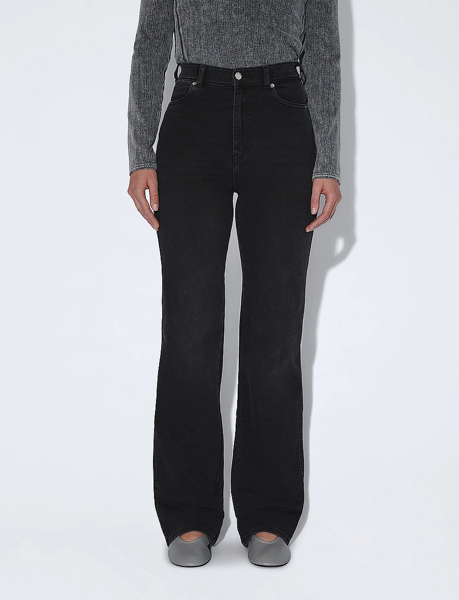 Dr Denim - Moxy High Straight - gerade jeans - black mist - 4