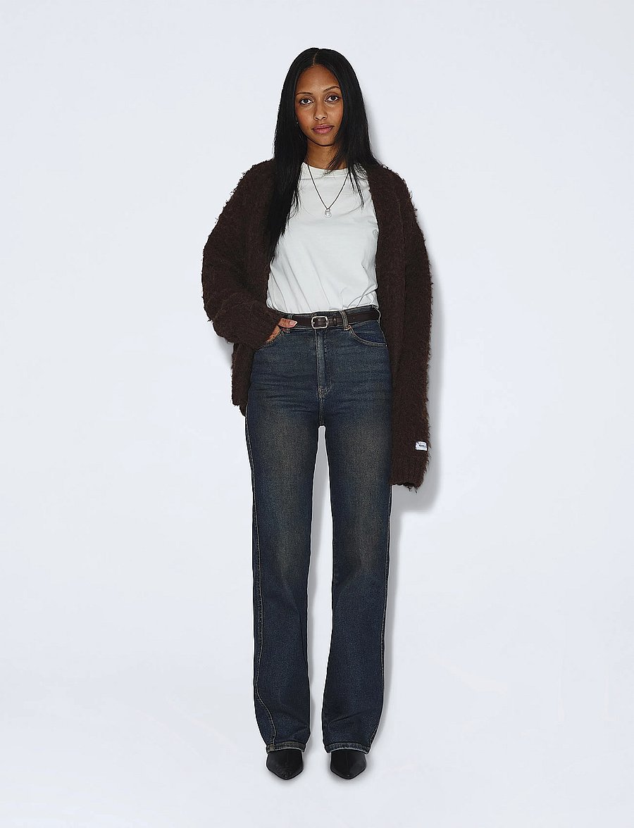 Dr Denim - Moxy High Straight - gerade jeans - cape dark oil used - 0