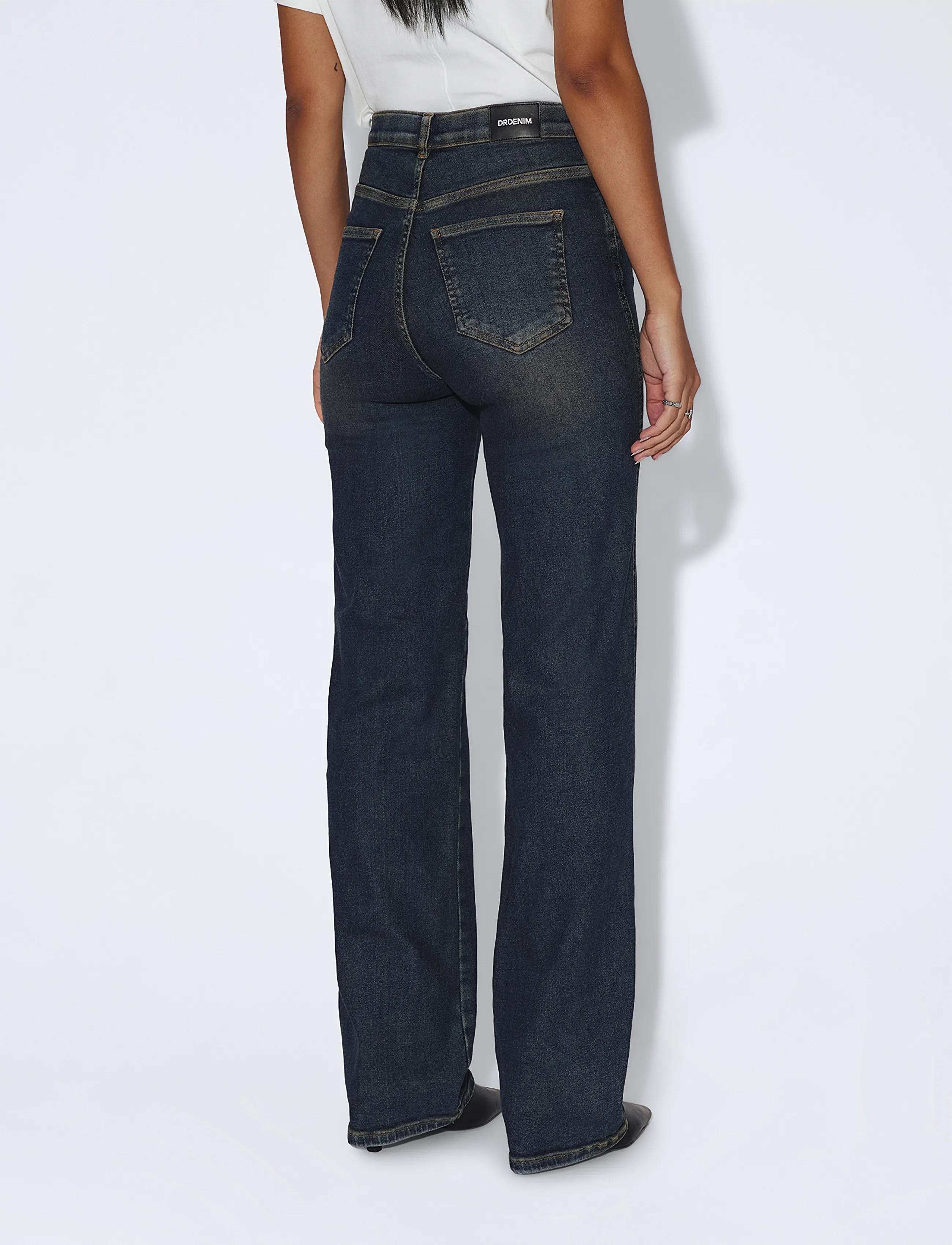 Dr Denim - Moxy High Straight - gerade jeans - cape dark oil used - 5