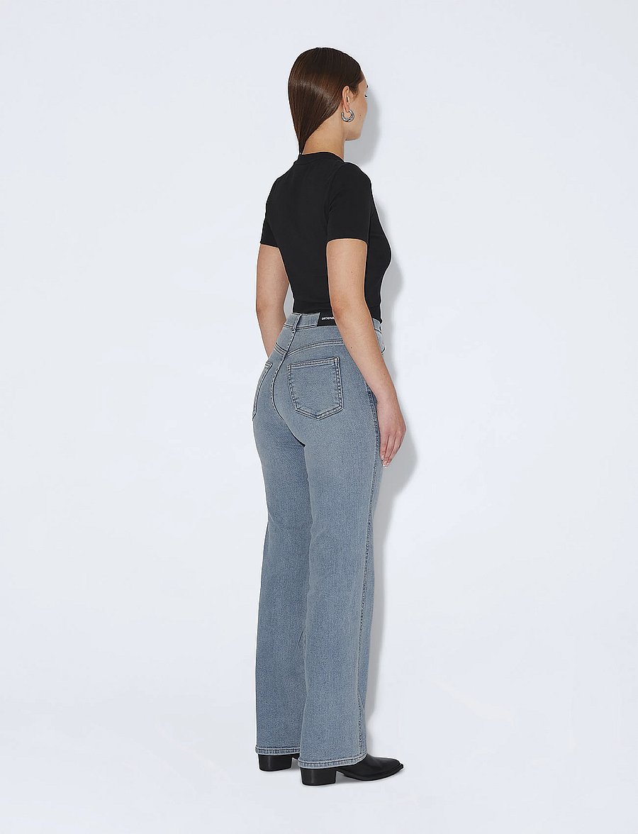 Dr Denim - Moxy High Straight - straight jeans - cape light fade vintage - 3