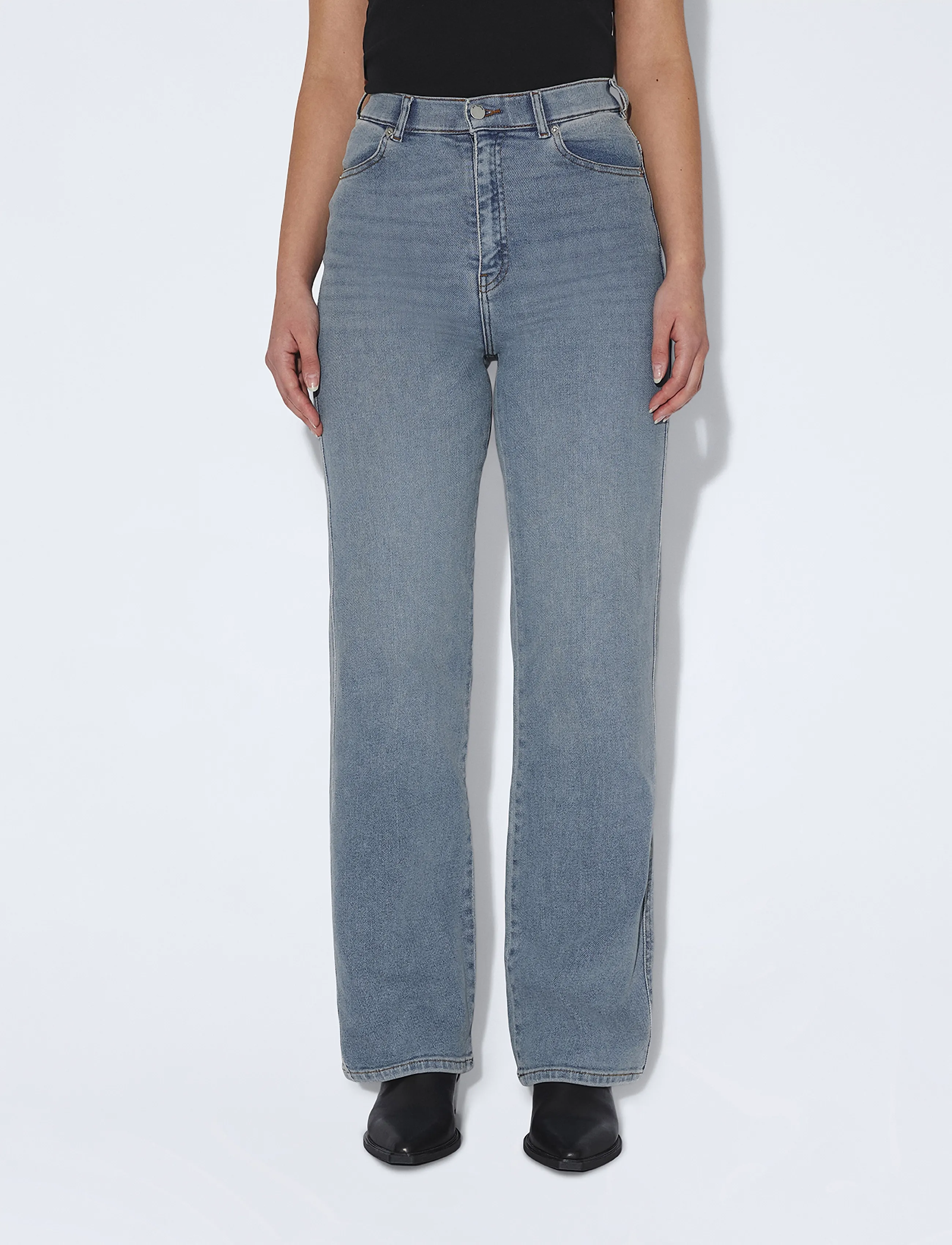 Dr Denim - Moxy High Straight - straight jeans - cape light fade vintage - 4