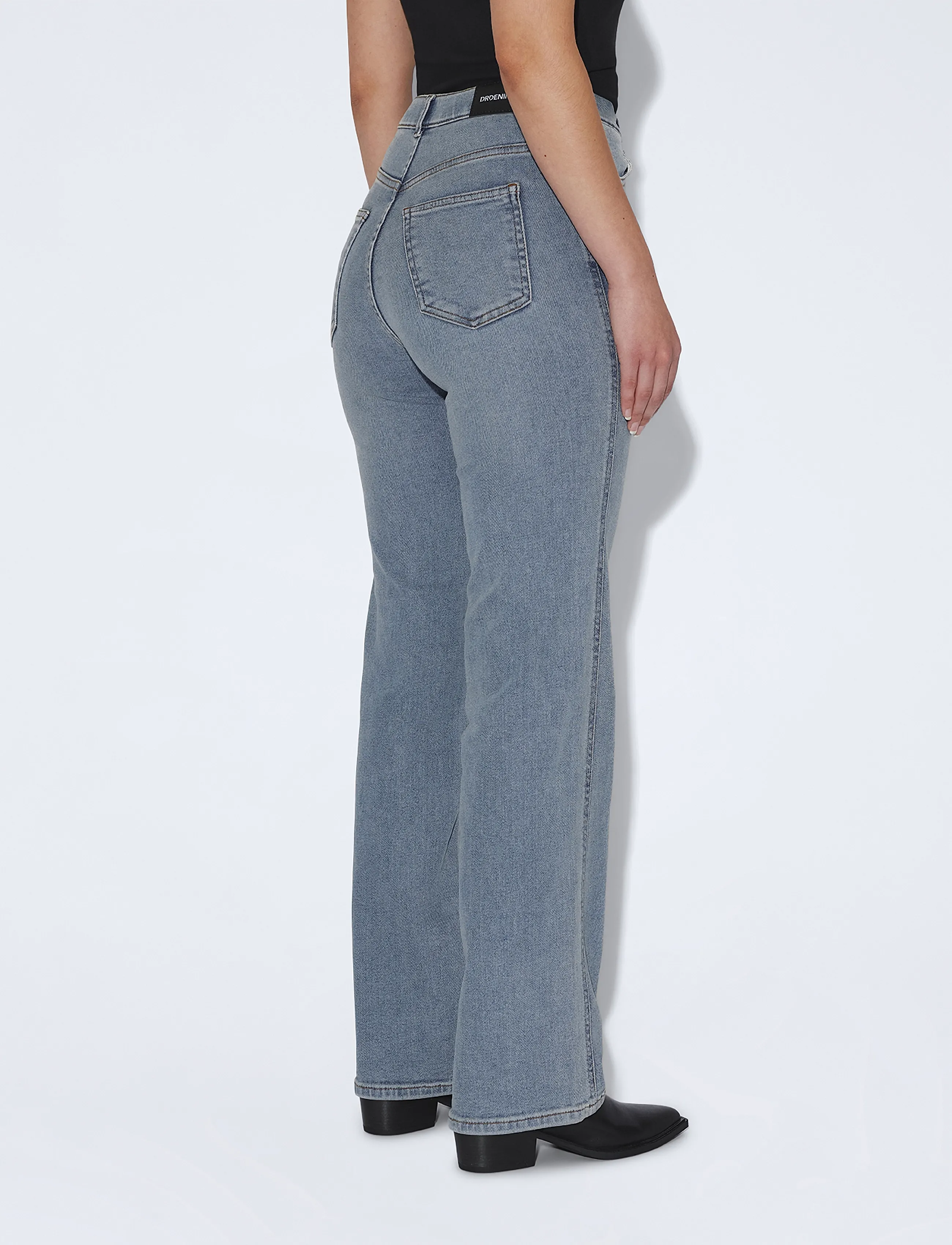 Dr Denim - Moxy High Straight - straight jeans - cape light fade vintage - 5