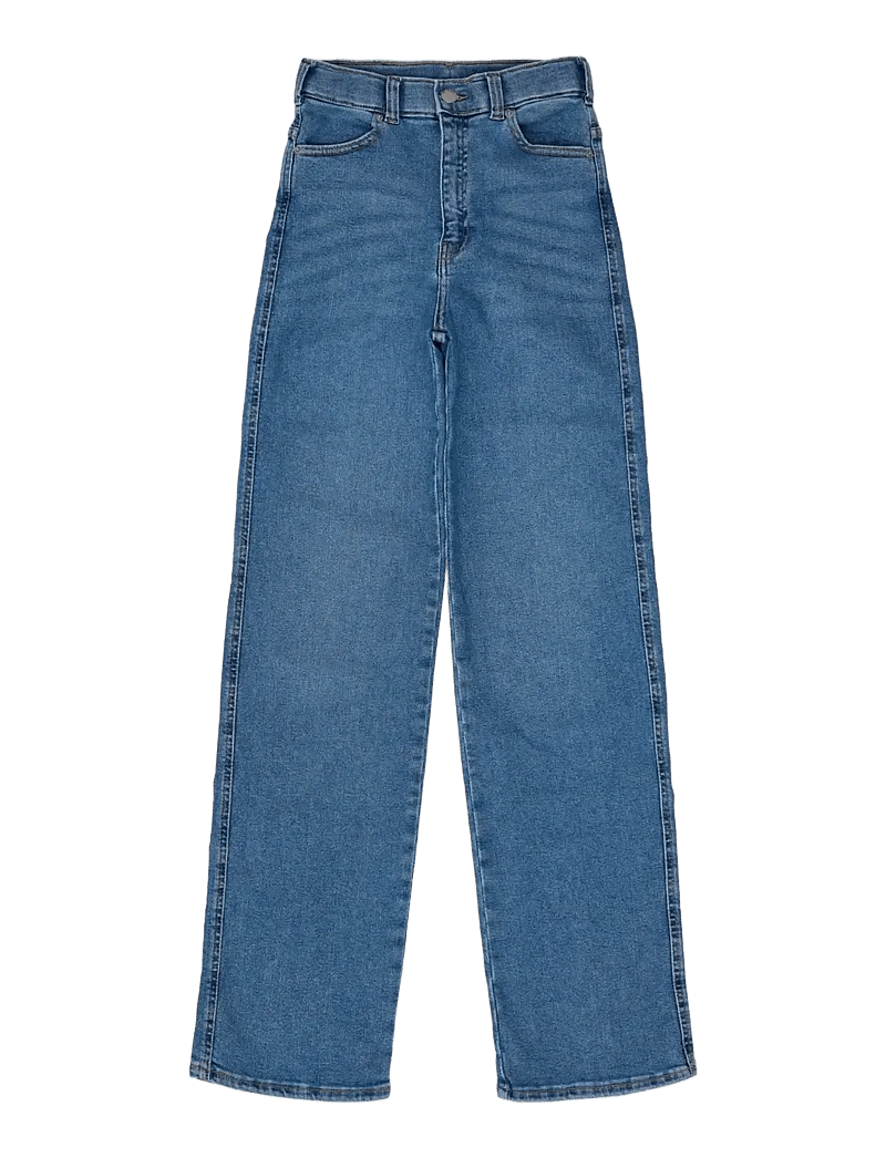 Dr Denim - Moxy High Straight - straight jeans - cape sky worn hem - 1