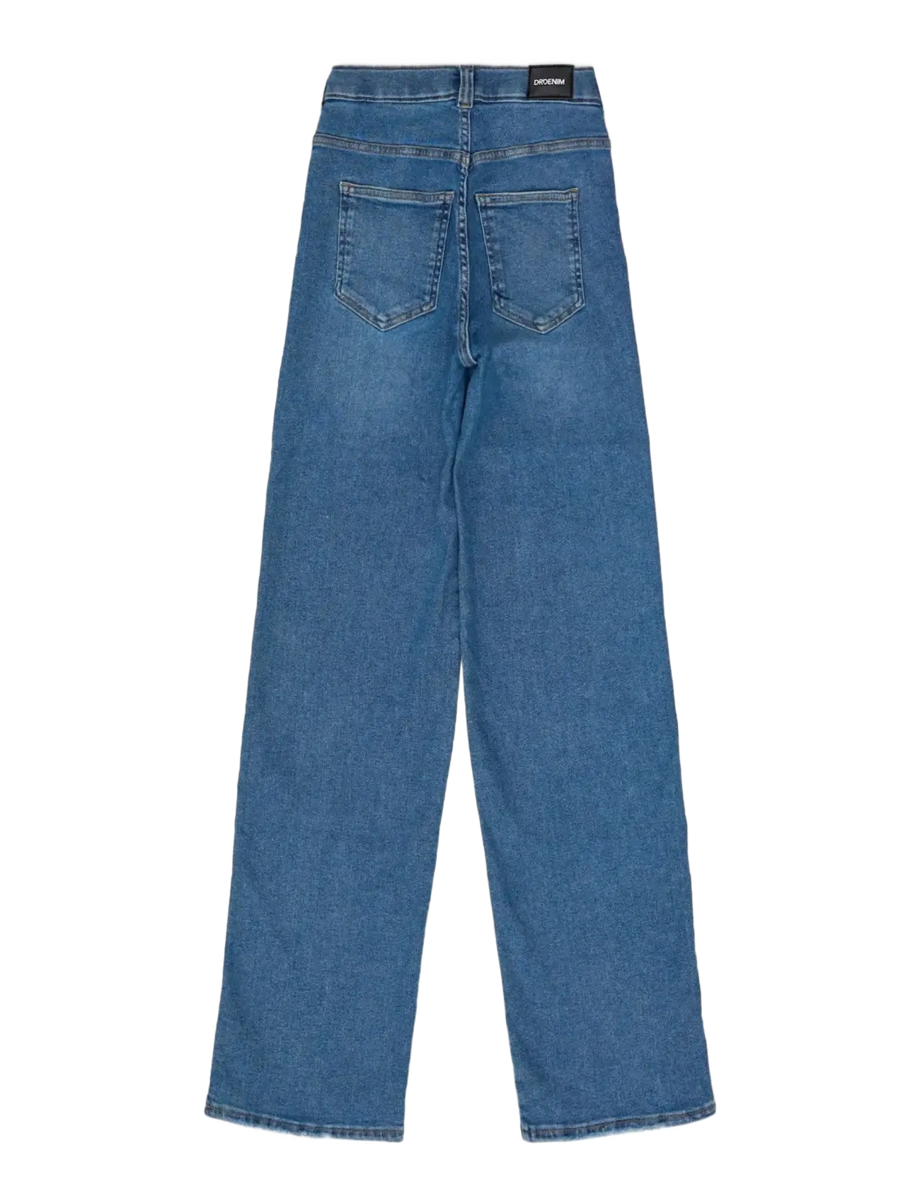 Dr Denim - Moxy High Straight - raka jeans - cape sky worn hem - 2