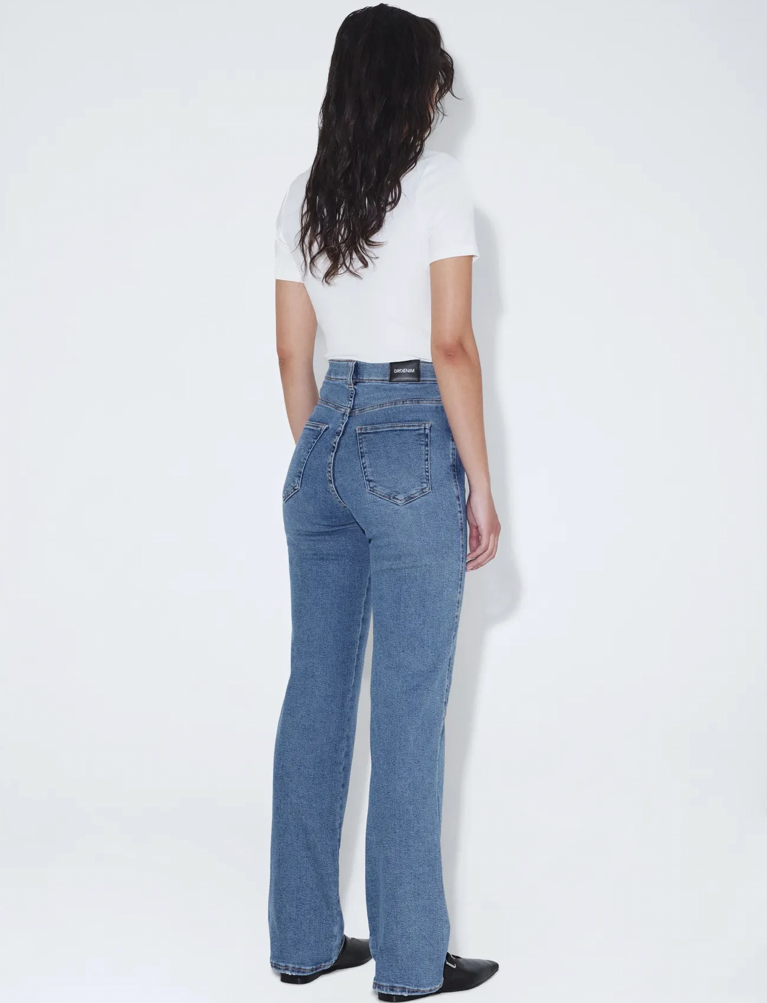 Dr Denim - Moxy High Straight - raka jeans - cape sky worn hem - 3