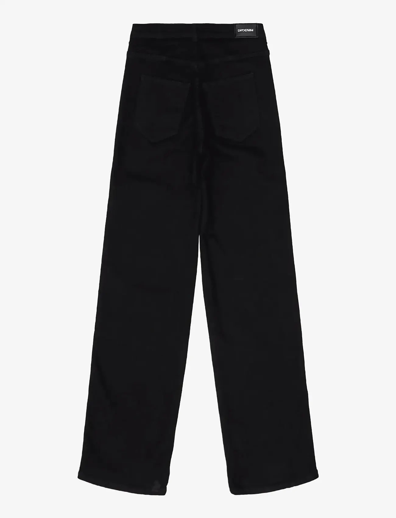 Dr Denim - Moxy High Straight - raka jeans - solid black - 2