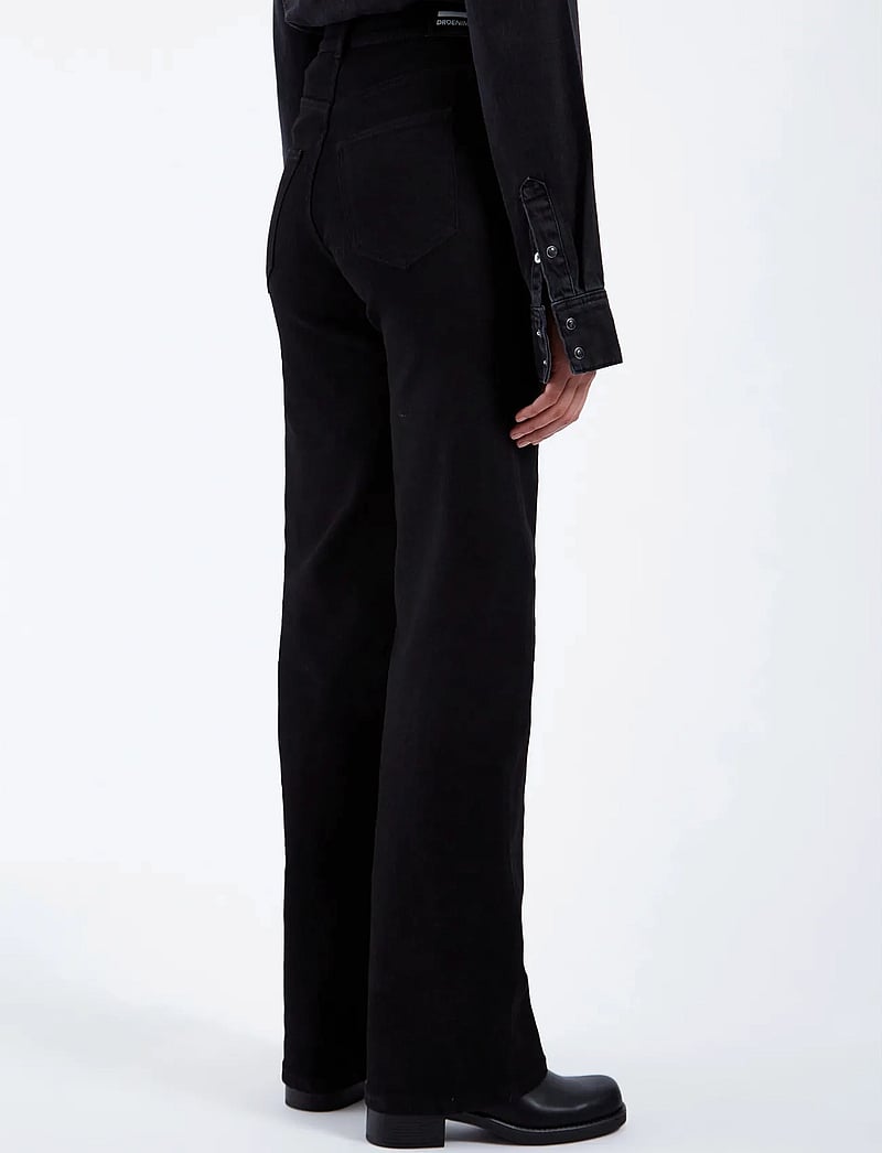 Dr Denim - Moxy High Straight - straight jeans - solid black - 5