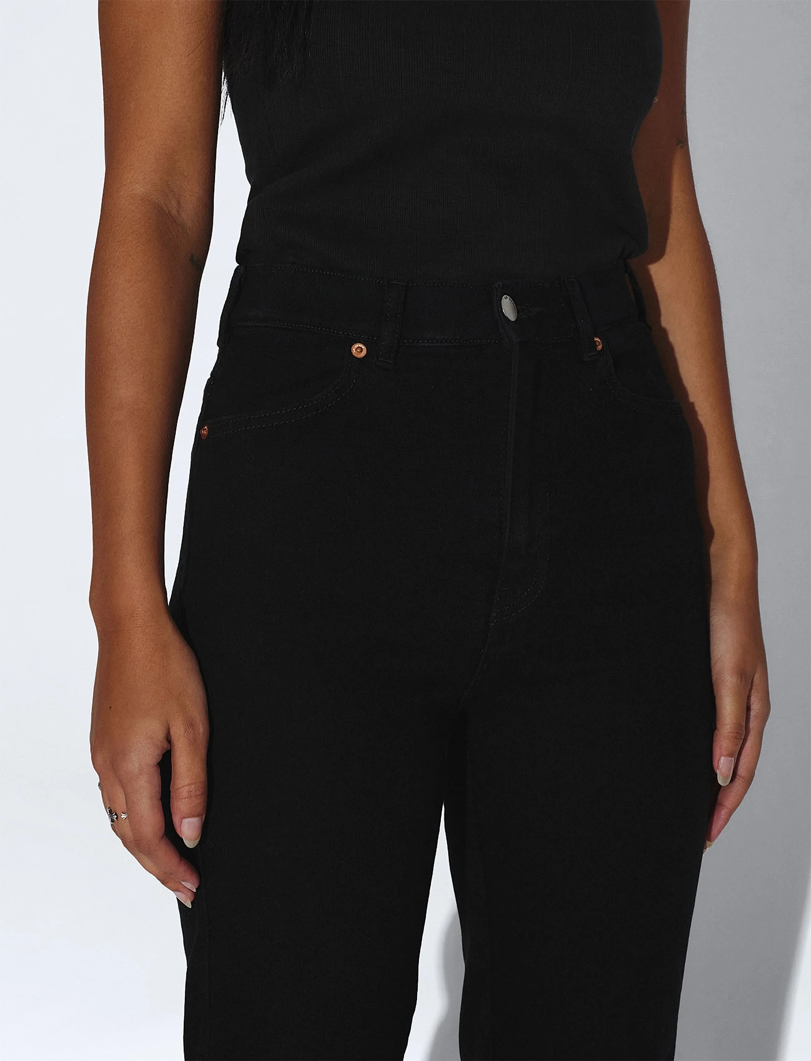 Dr. Denim Moxy Straight raka jeans dam – bild 9