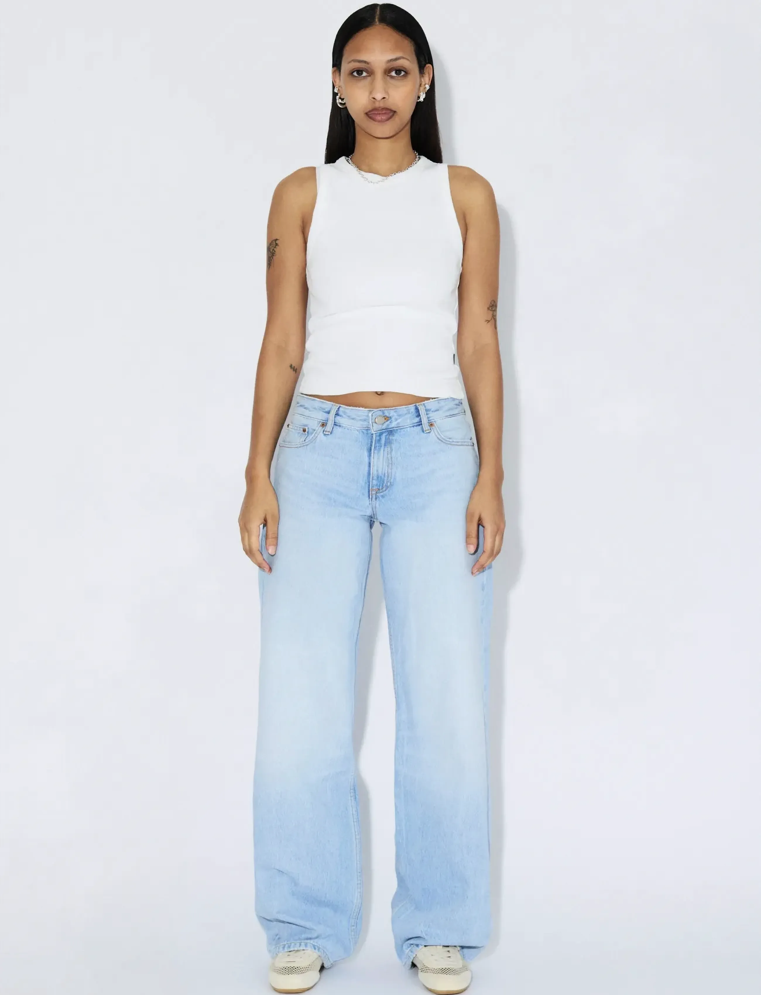 Dr Denim Hill Low Relaxed - Neuheiten - STREAM LIGHT FADE / blue