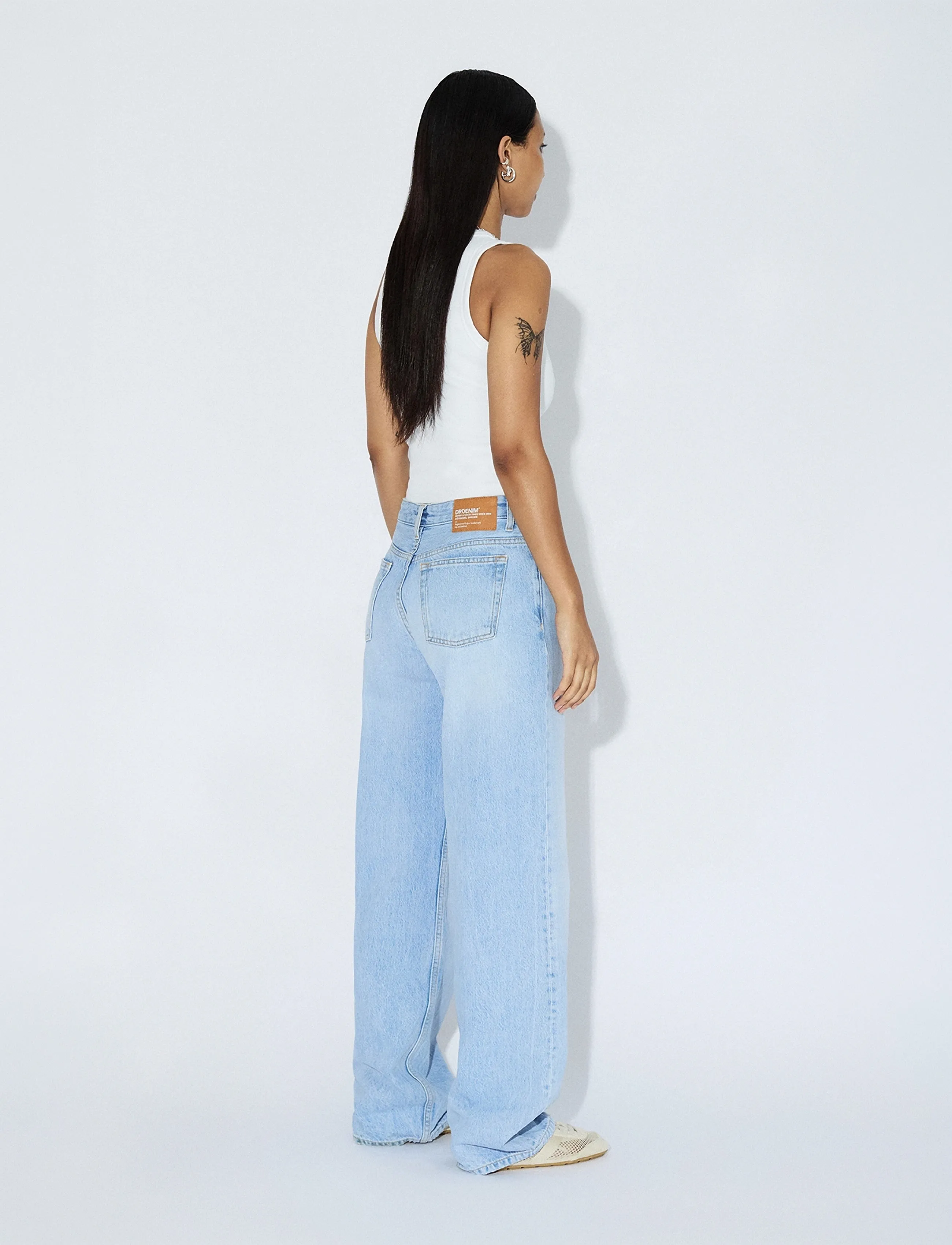 Dr Denim - Hill Low Relaxed - barrel lõikega teksad - stream light fade - 3
