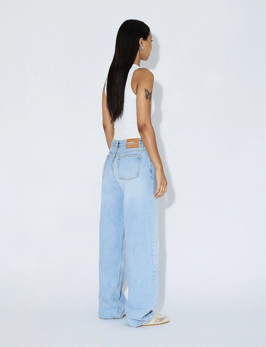 Dr Denim - Hill Low Relaxed - barrel lõikega teksad - stream light fade - 3