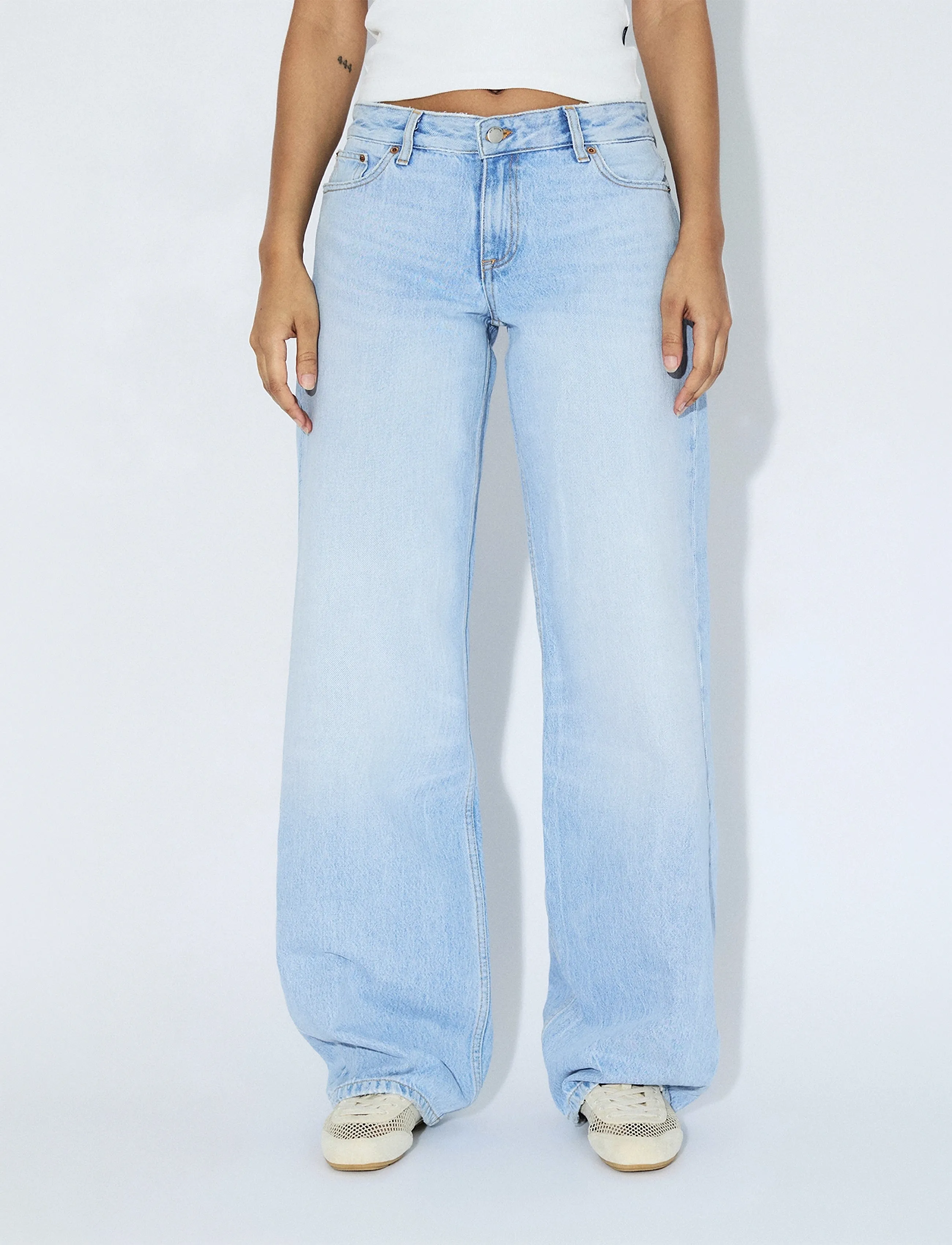 Dr Denim - Hill Low Relaxed - barrel lõikega teksad - stream light fade - 4