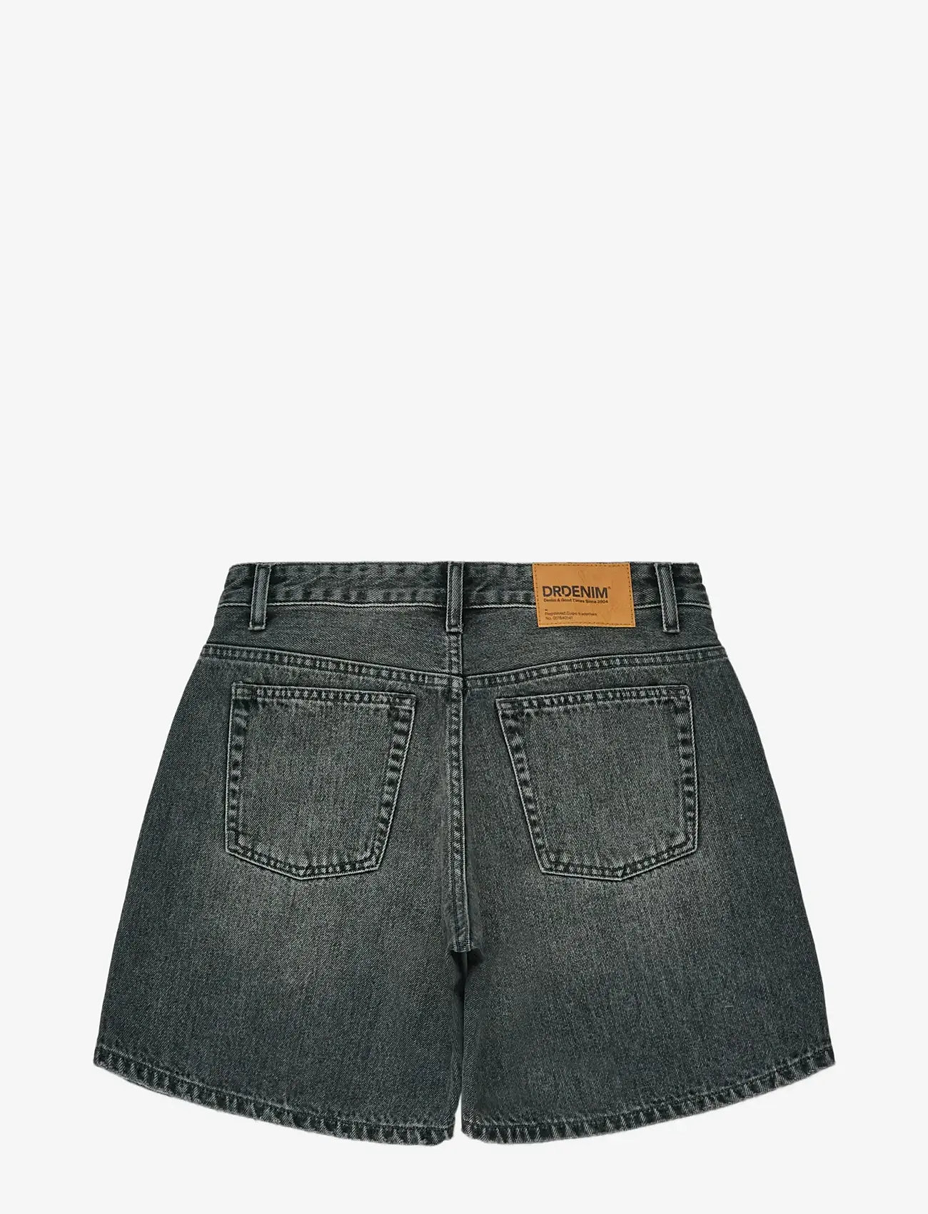 Dr Denim - Hill Low Shorts - jorts - mid grey used - 2