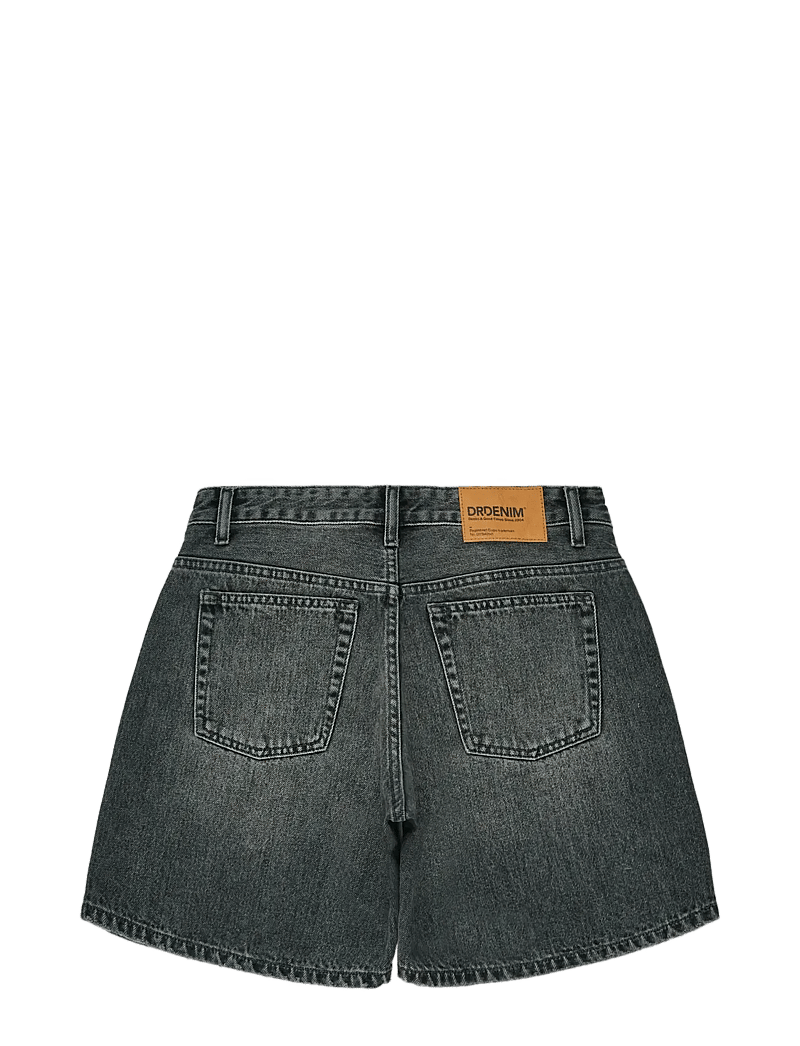 Dr Denim - Hill Low Shorts - jorts - mid grey used - 2